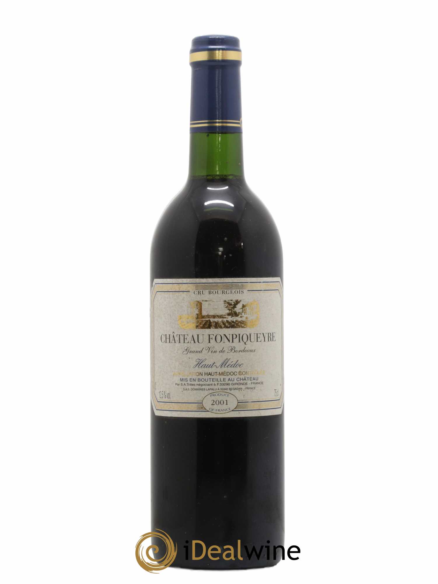 Haut Médoc Château Fonpiqueyre 2001 - Posten von 1 Flasche - 0