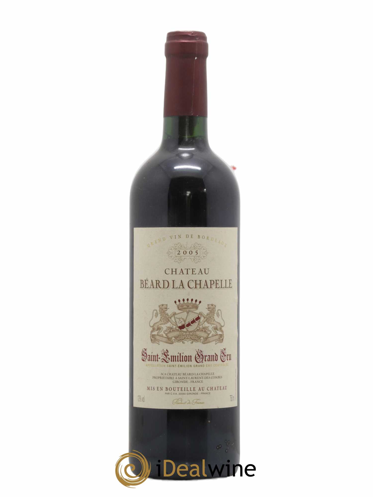 Saint-Émilion Grand Cru Château Béard de la Chapelle 2005 - Posten von 1 Flasche - 0