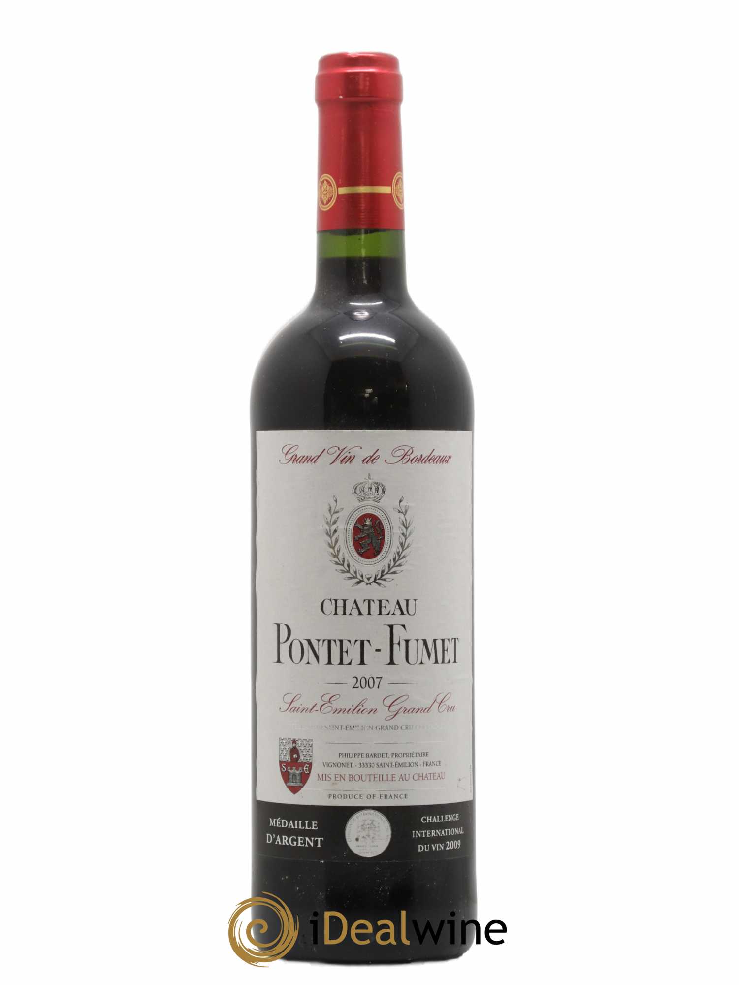 Saint-Émilion Grand Cru Château Pontet Fumet 2007 - Lot de 1 bouteille - 0