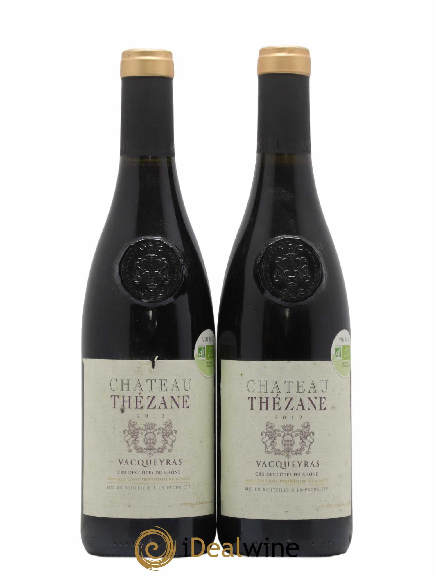 Vacqueyras Château Thezane 2012 - Lot de 2 bouteilles - 0