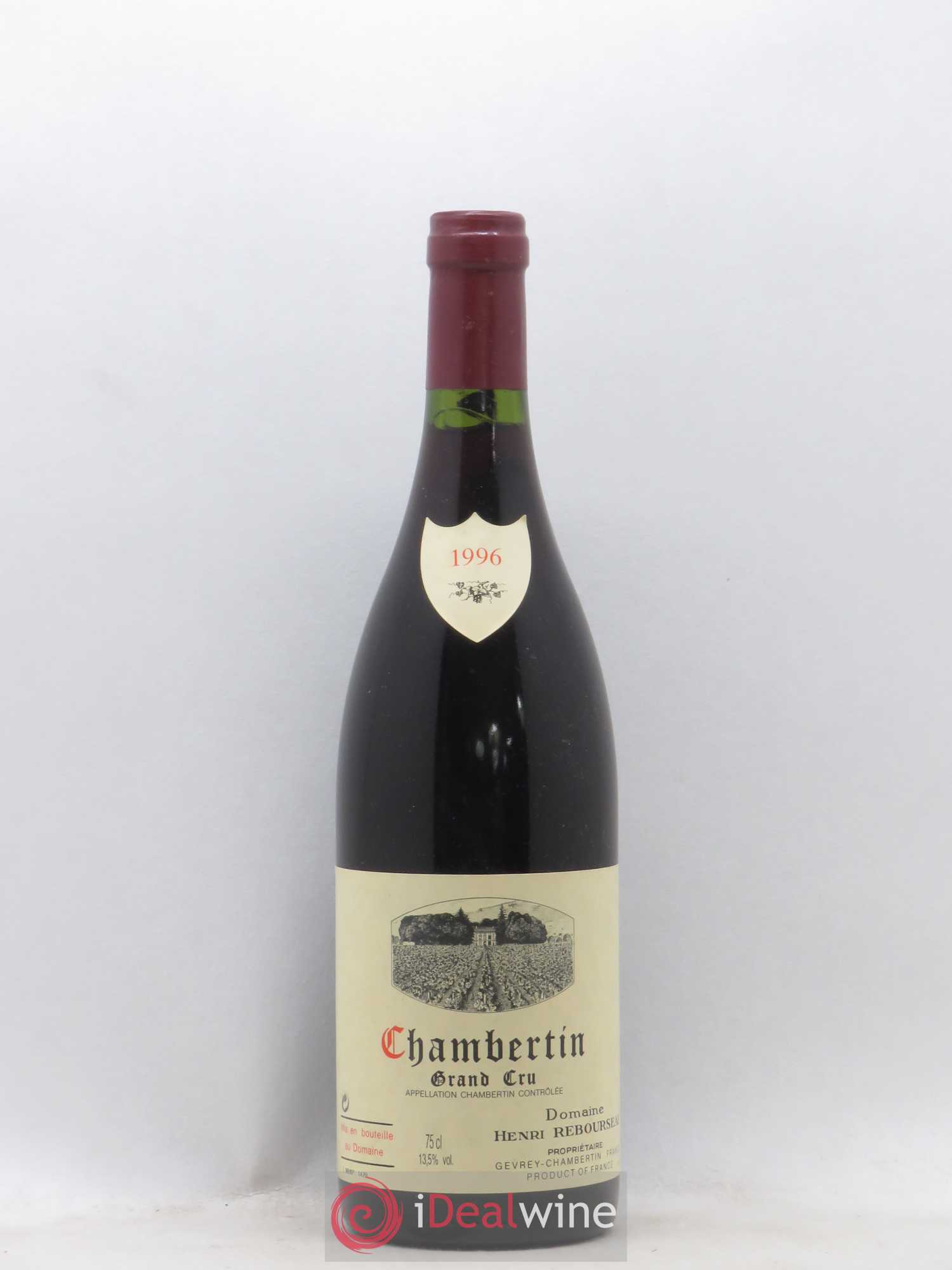 Chambertin Grand Cru Henri Rebourseau 1996 - Lot de 1 bouteille - 0