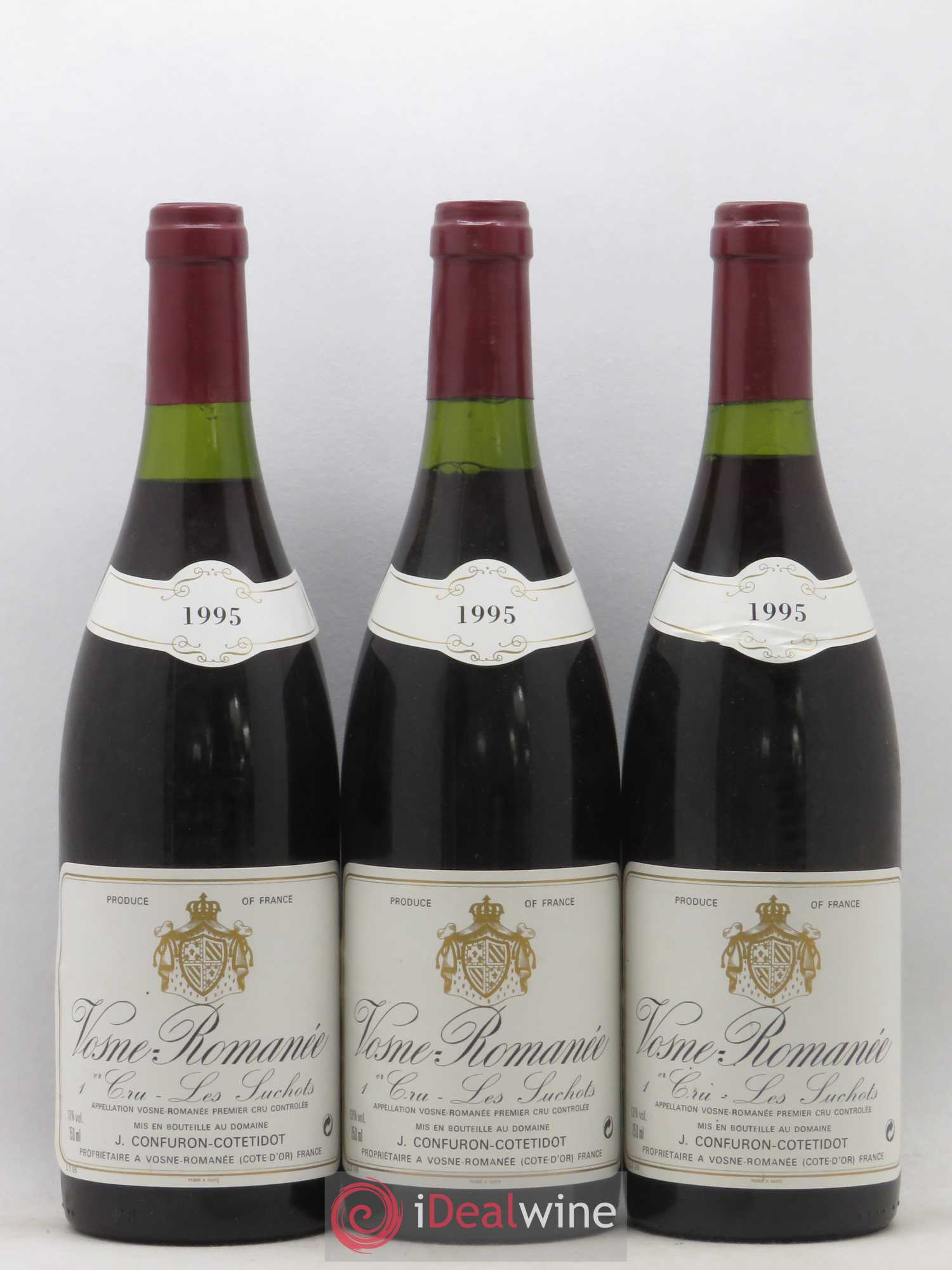 Vosne-Romanée 1er Cru Les Suchots Confuron-Cotetidot 1995 - Lot de 3 bouteilles - 0
