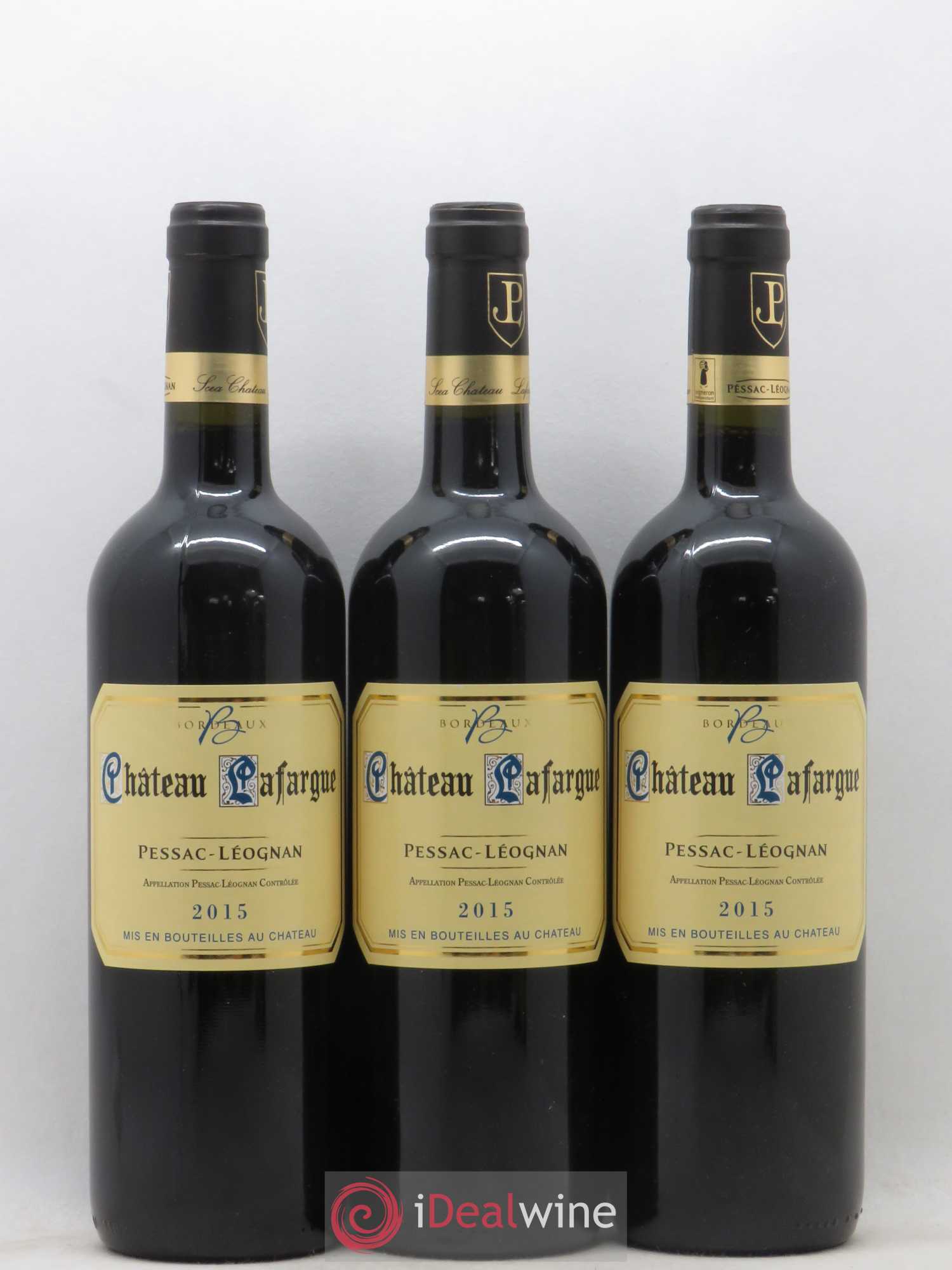Pessac-Léognan Château Lafargue 2015 - Lot de 6 bouteilles - 1