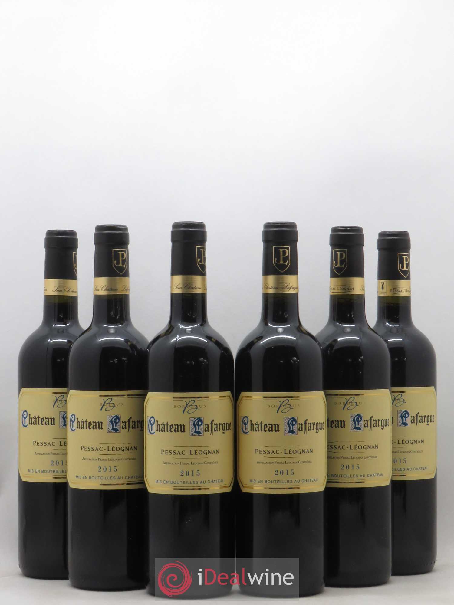 Pessac-Léognan Château Lafargue 2015 - Lot de 6 bouteilles - 0
