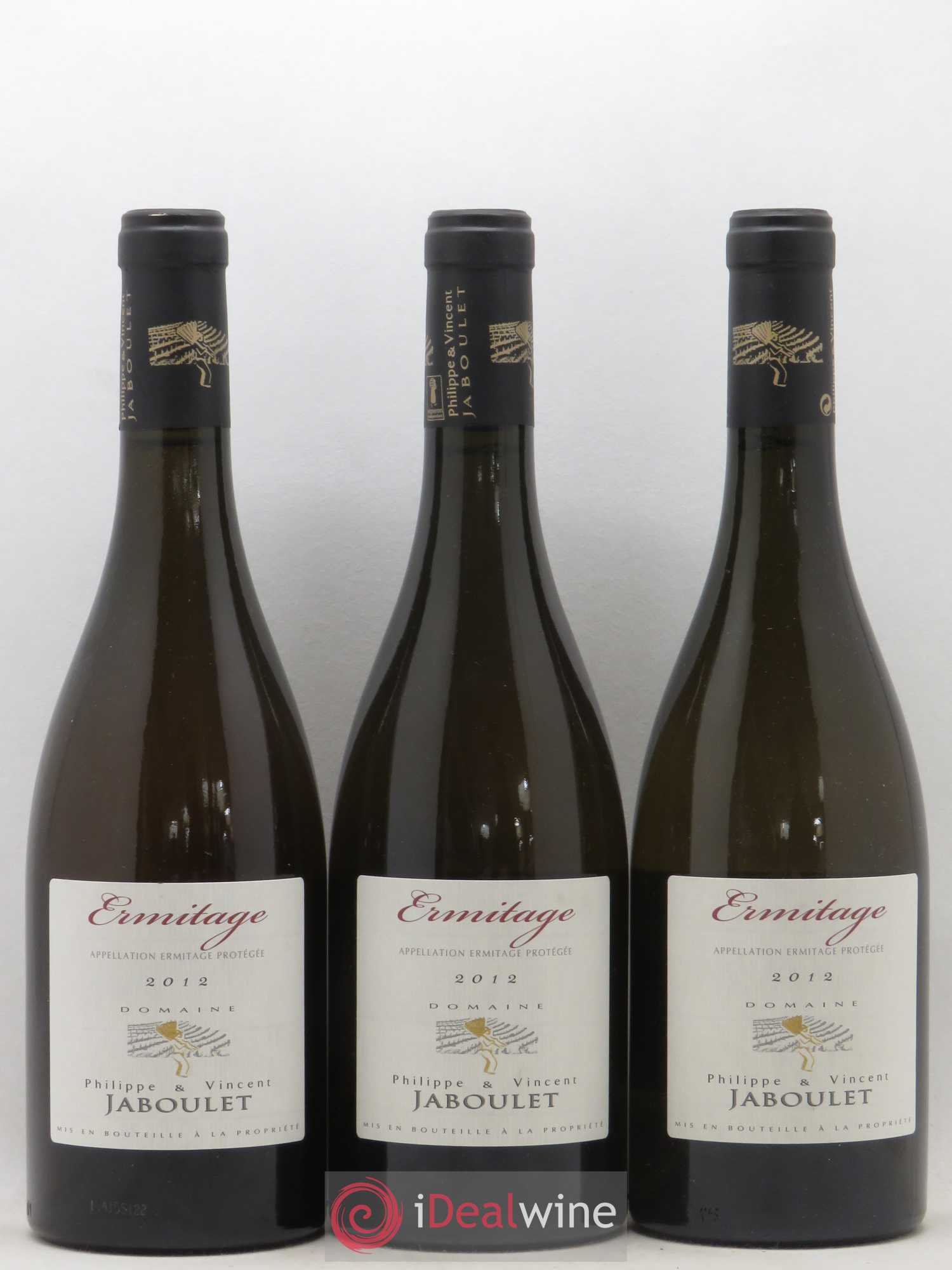 Hermitage Domaine Philippe et Vincent Jaboulet 2012 - Posten von 3 Flaschen - 0
