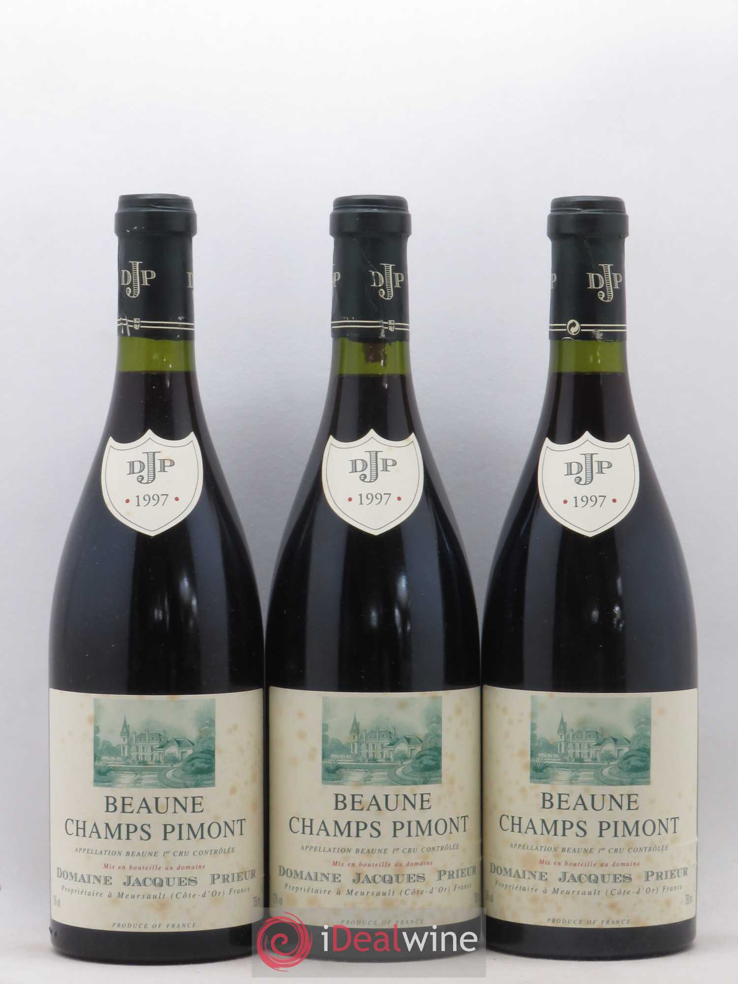 Beaune 1er Cru Champs-Pimont Jacques Prieur (Domaine) 1997 - Lot de 3 bouteilles - 0
