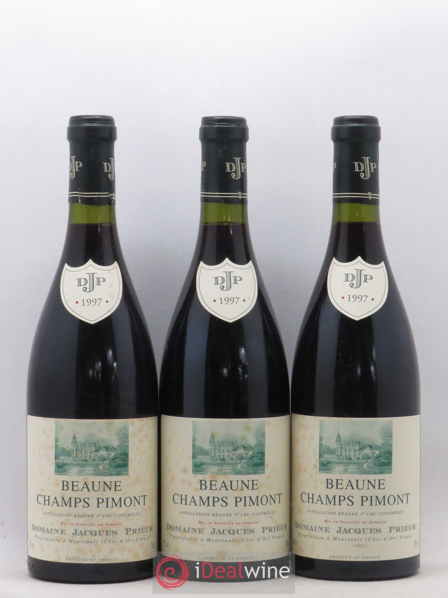 Beaune 1er Cru Champs-Pimont Jacques Prieur (Domaine) 1997 - Lot de 3 bouteilles - 0