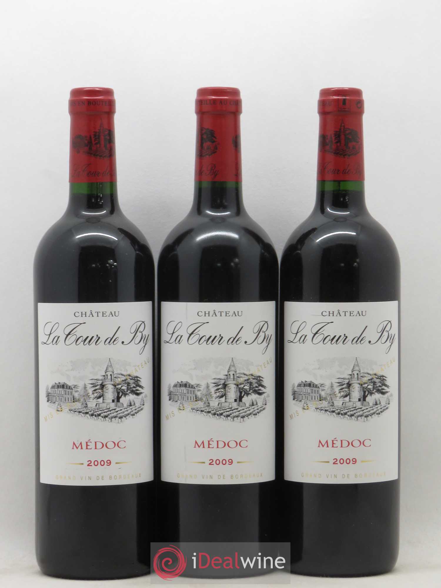 Château La Tour de By Cru Bourgeois 2009 - Lot de 3 bouteilles - 0