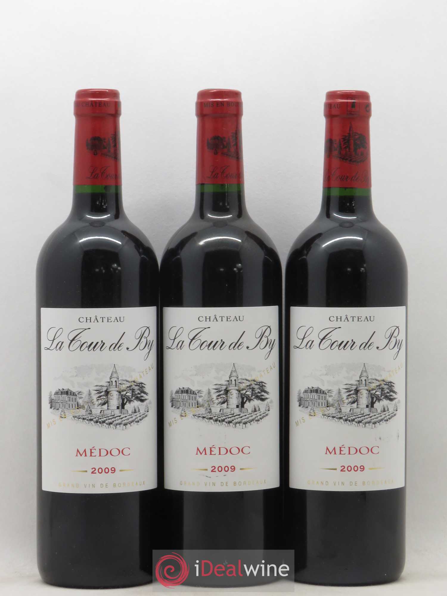 Château La Tour de By Cru Bourgeois 2009 - Lot de 3 bouteilles - 0