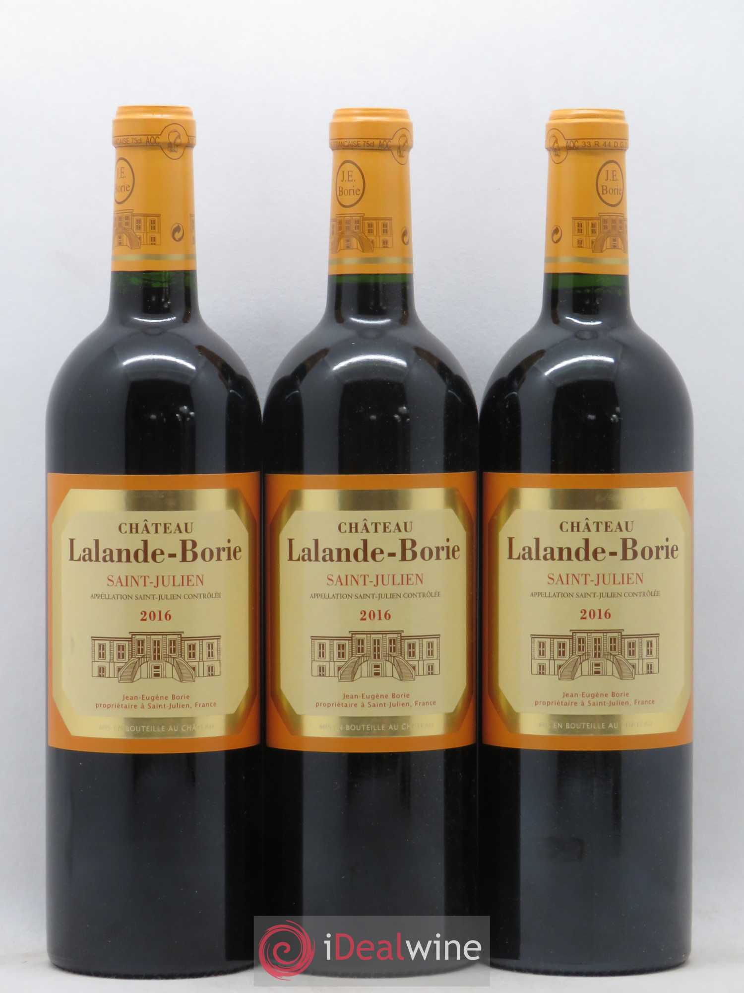 Château Lalande Borie 2016 - Lot de 3 bouteilles - 0