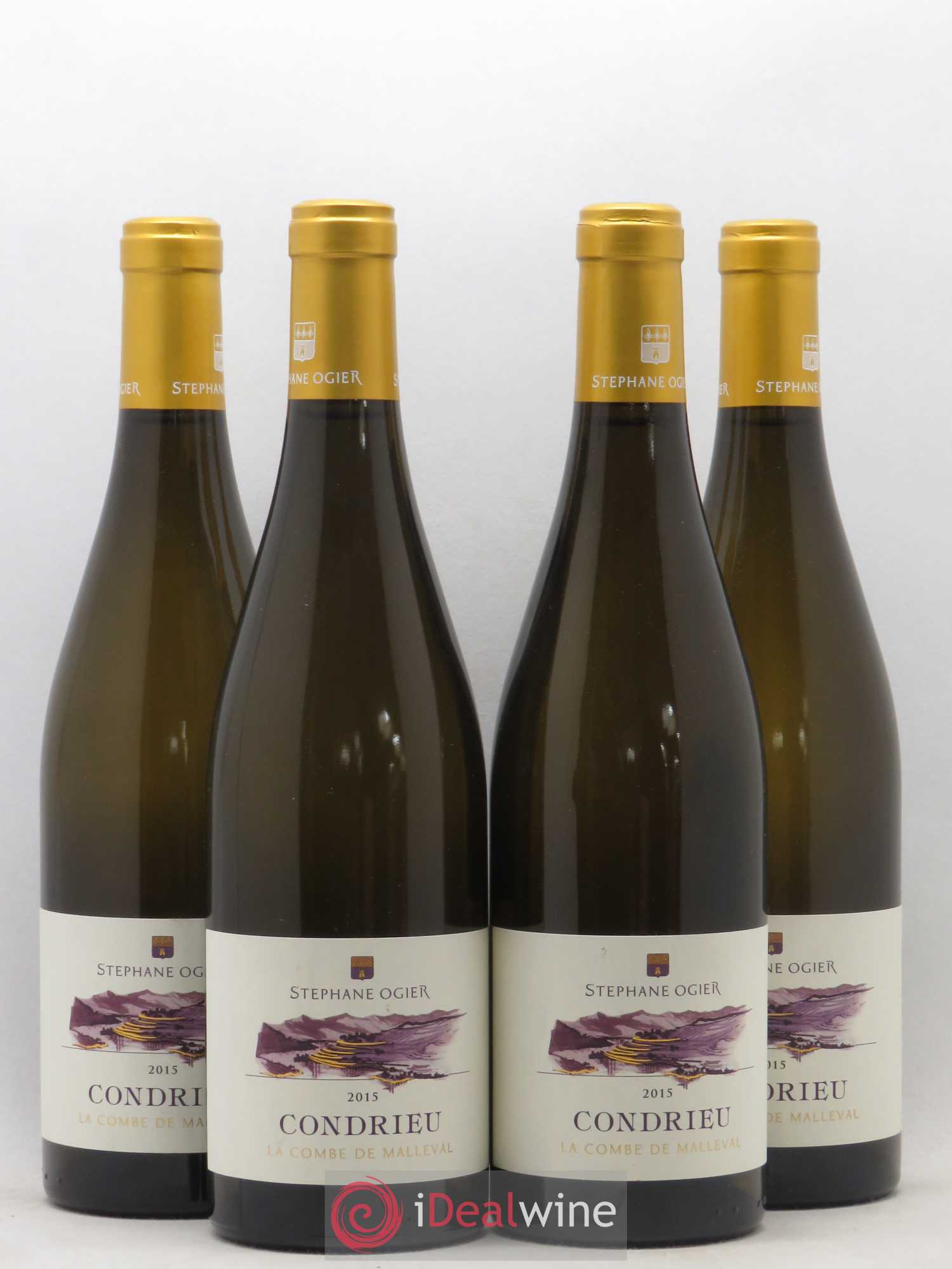 Condrieu La Combe de Malleval Stéphane Ogier 2015 - Lot de 4 bouteilles - 0