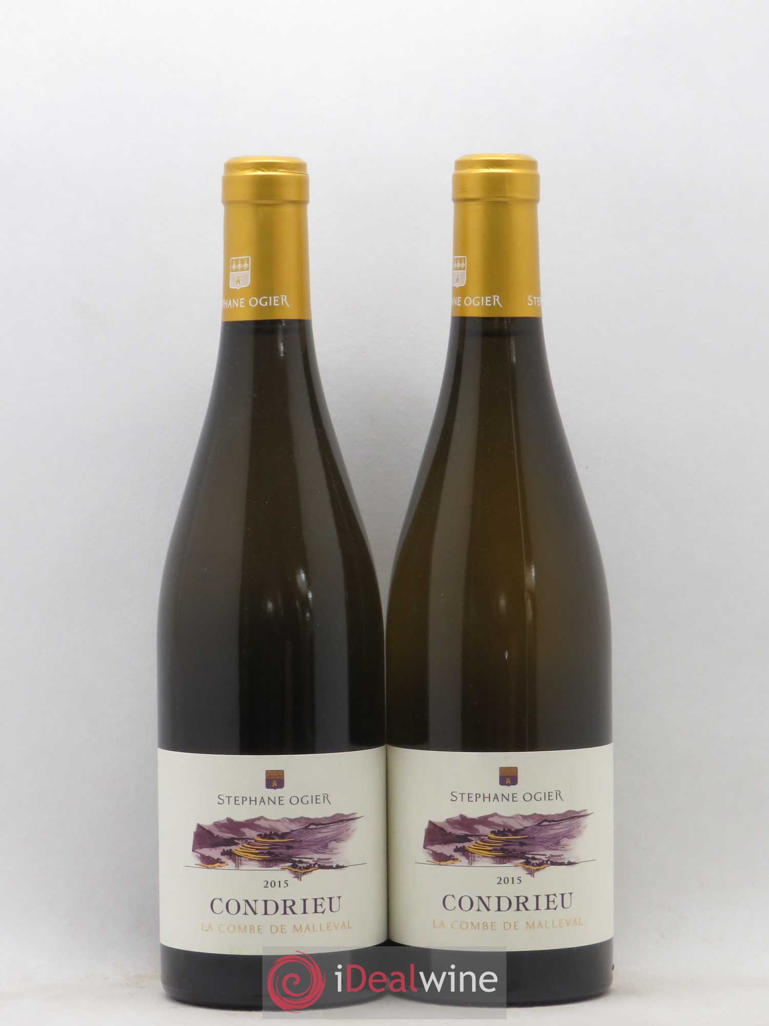 Condrieu La Combe de Malleval Stéphane Ogier 2015 - Lot de 2 bouteilles - 0