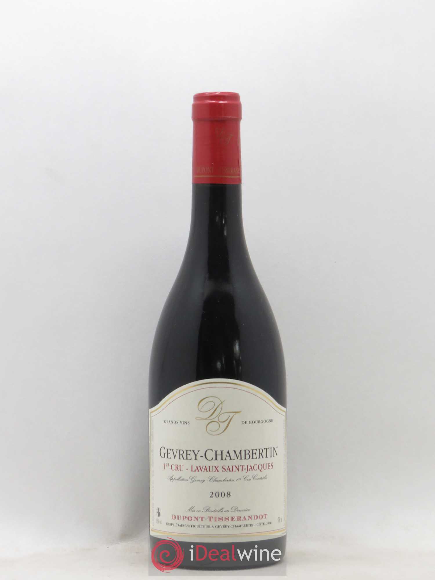 Gevrey-Chambertin 1er Cru Lavaux Saint-Jacques Dupont-Tisserandot (Domaine) 2008 - Lot de 1 bouteille - 0