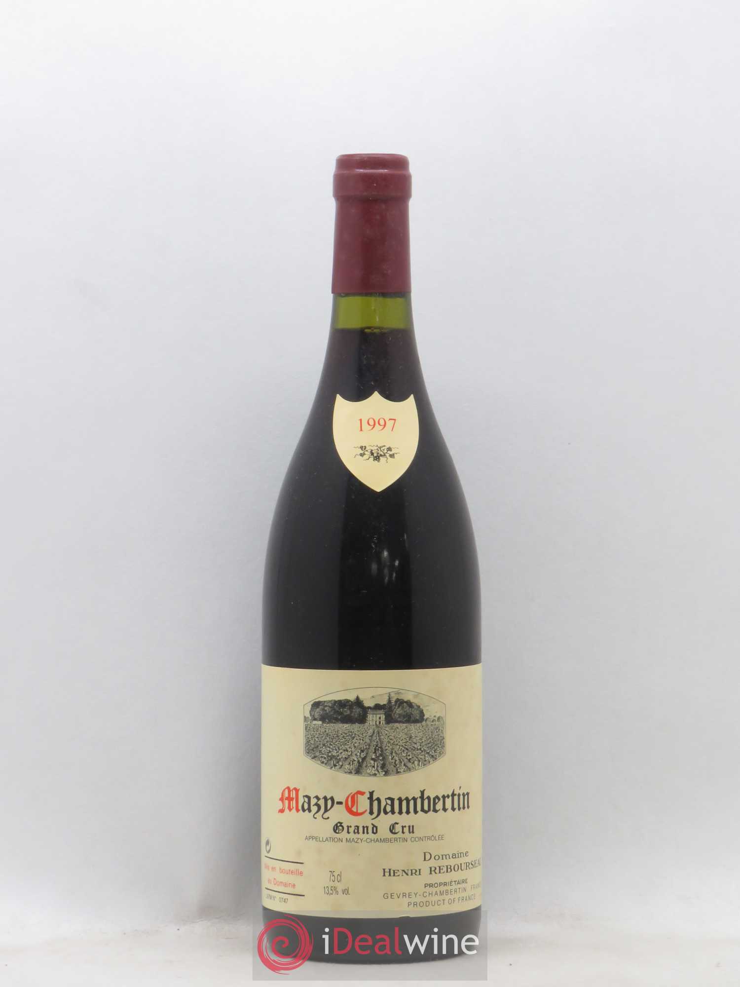 Mazis-Chambertin Grand Cru Henri Rebourseau 1997 - Lot de 1 bouteille - 0