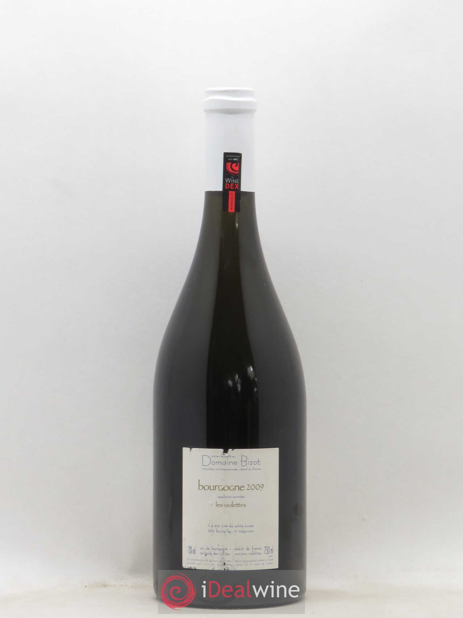 Bourgogne Les Violettes Bizot (Domaine) 2009 - Lot de 1 bouteille - 1
