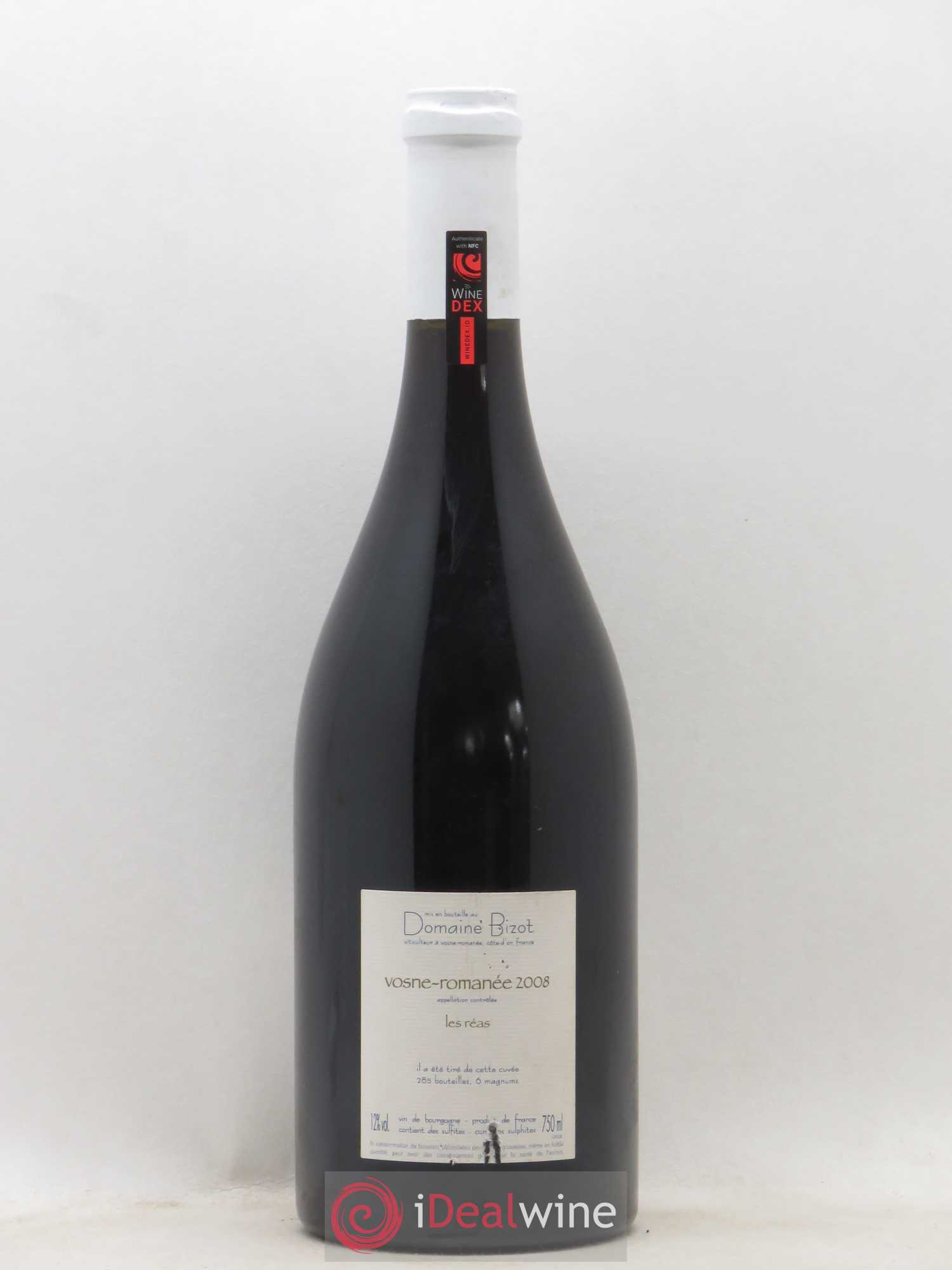 Vosne-Romanée Les Réas Bizot (Domaine) 2008 - Lot de 1 bouteille - 1