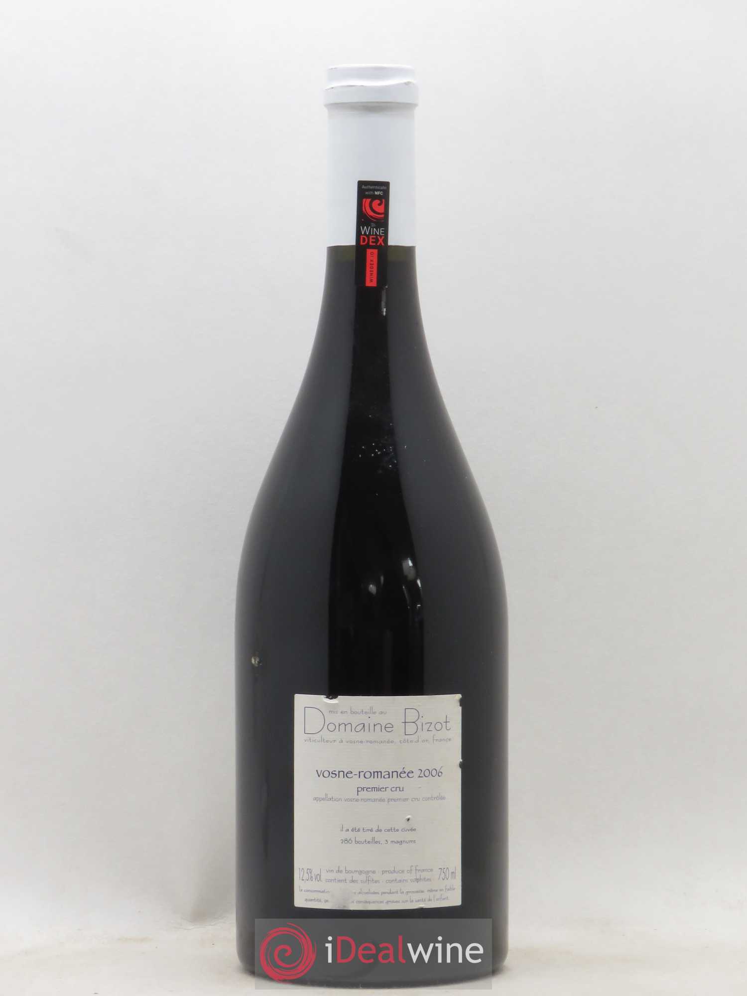 Vosne-Romanée 1er Cru Bizot (Domaine) 2006 - Lot de 1 bouteille - 1