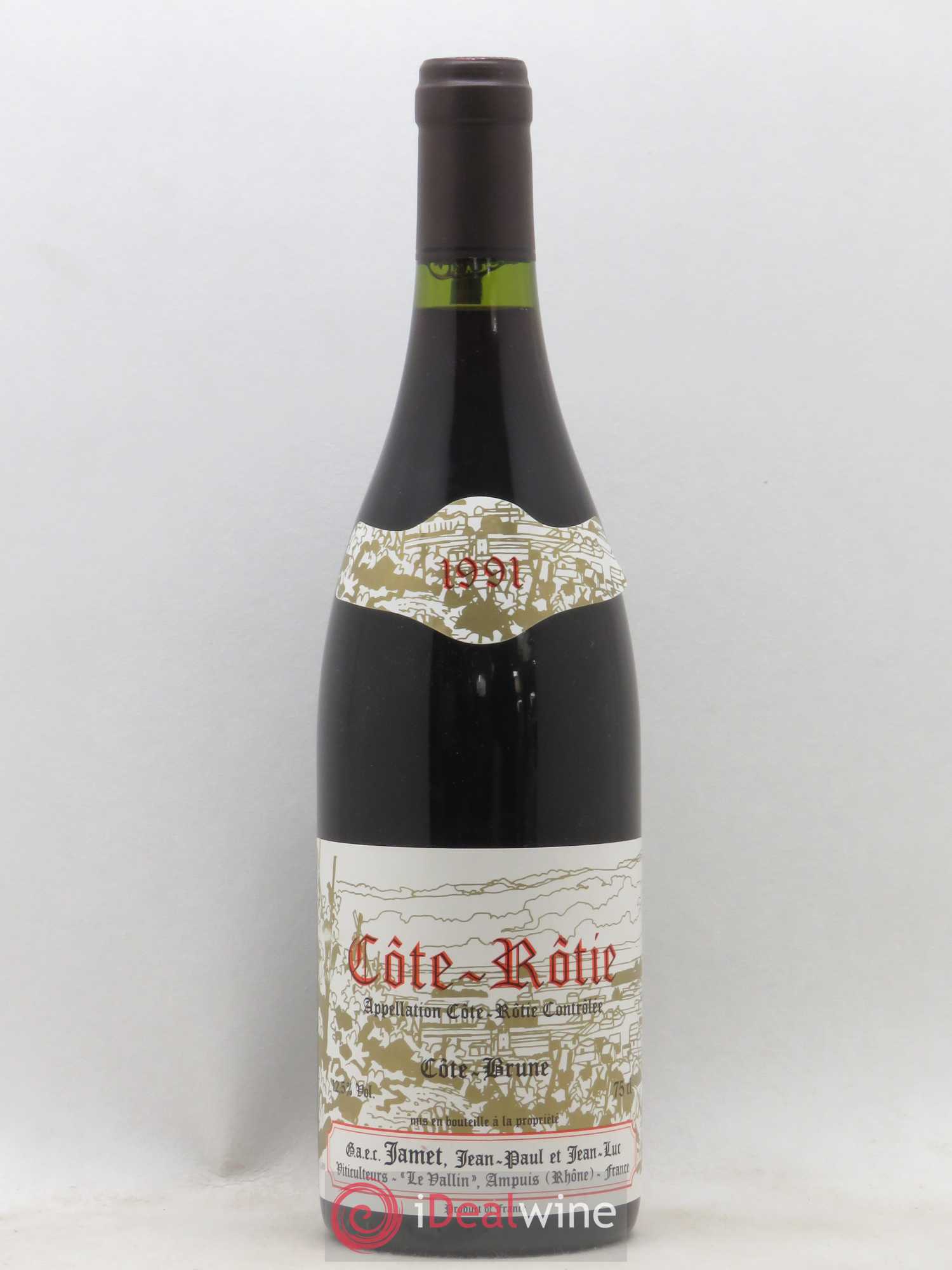 Côte-Rôtie Côte Brune Jamet (Domaine) 1991 - Lot de 1 bouteille - 0