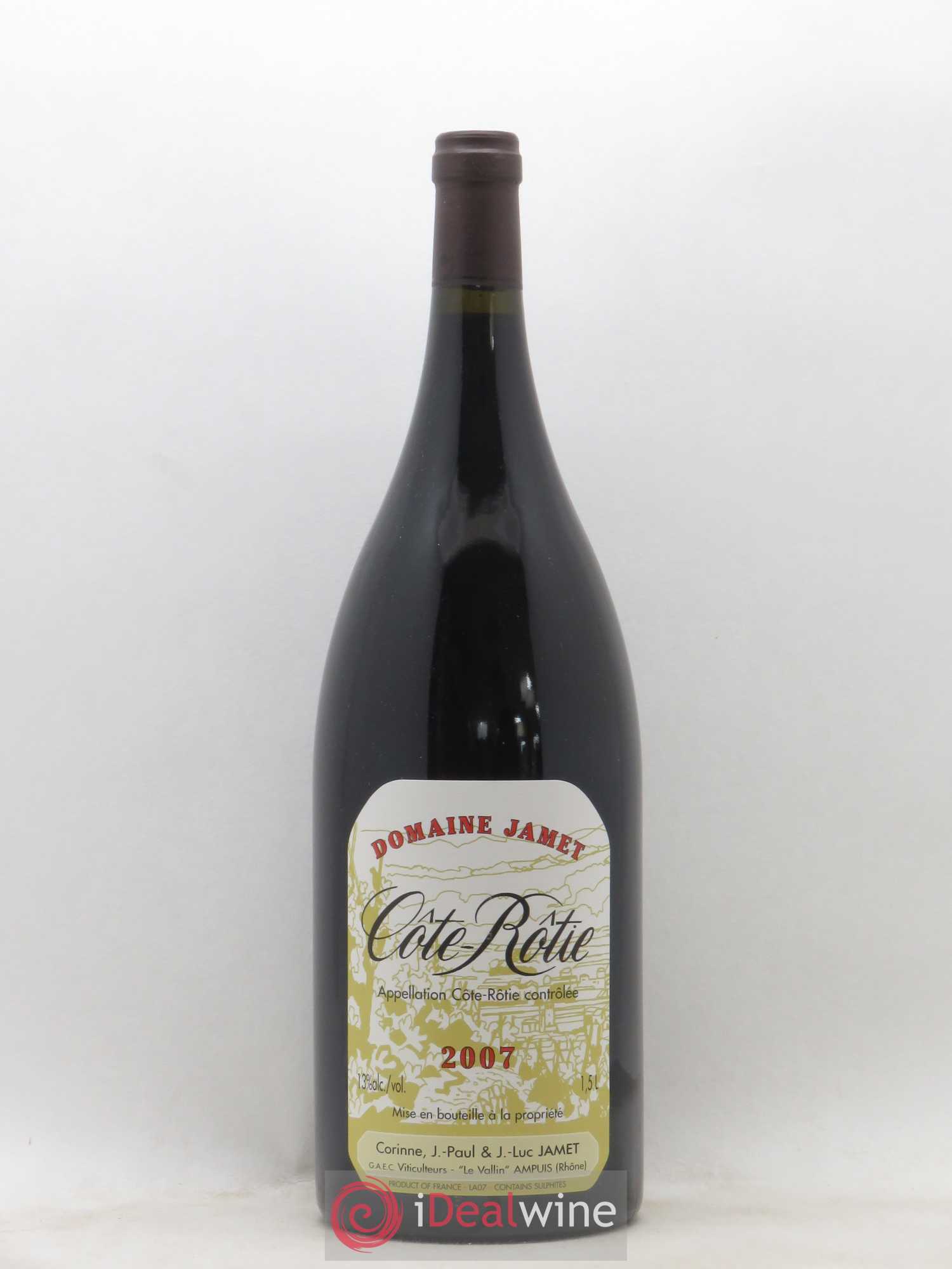 Côte-Rôtie Jamet (Domaine) 2007 - Lot de 1 magnum - 0