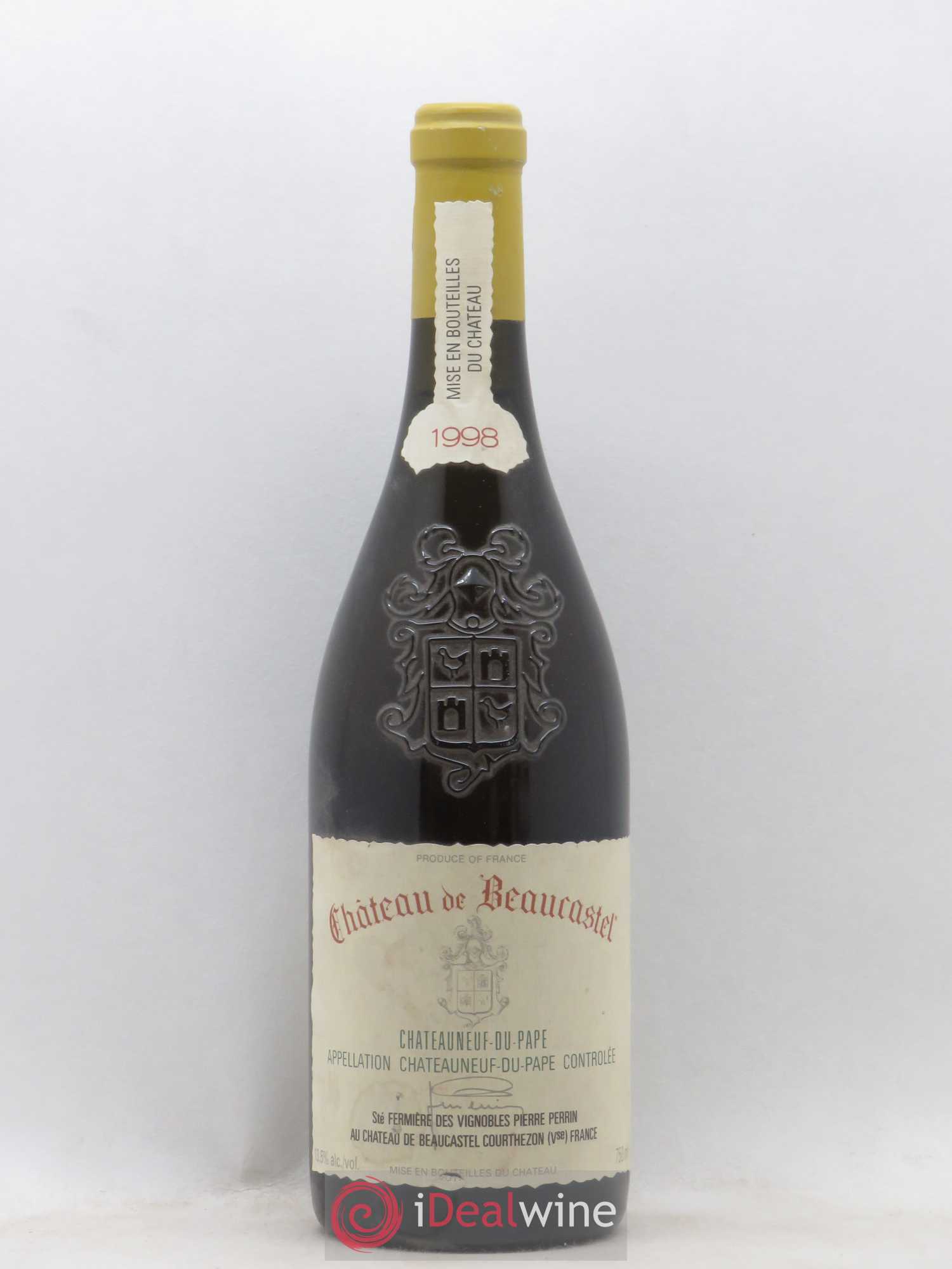Châteauneuf-du-Pape Château de Beaucastel Famille Perrin 1998 - Lot de 1 bouteille - 0