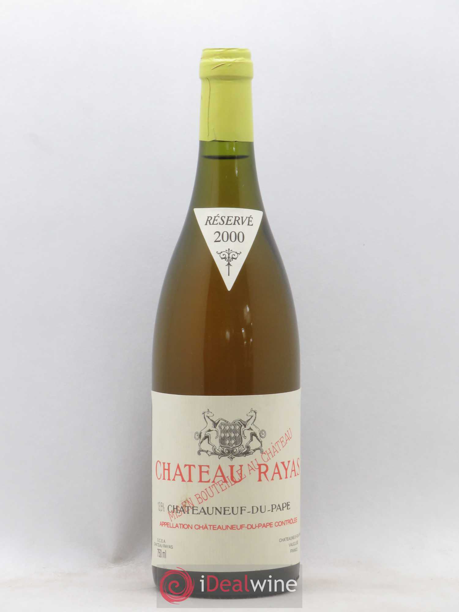 Châteauneuf-du-Pape Château Rayas Emmanuel Reynaud 2000 - Lot de 1 bouteille - 0