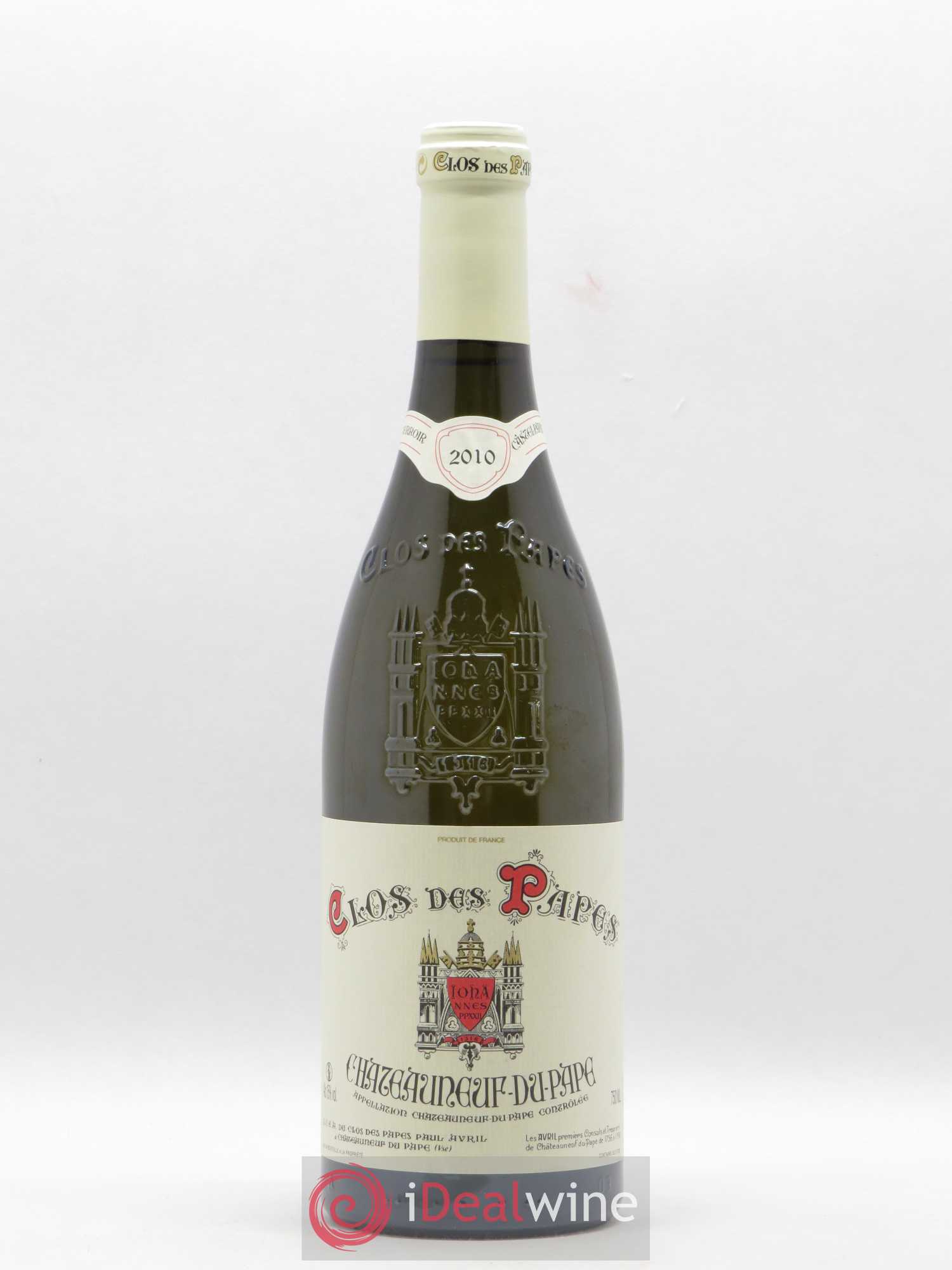 Châteauneuf-du-Pape Clos des Papes - Paul Avril 2010 - Lot de 1 bouteille - 0