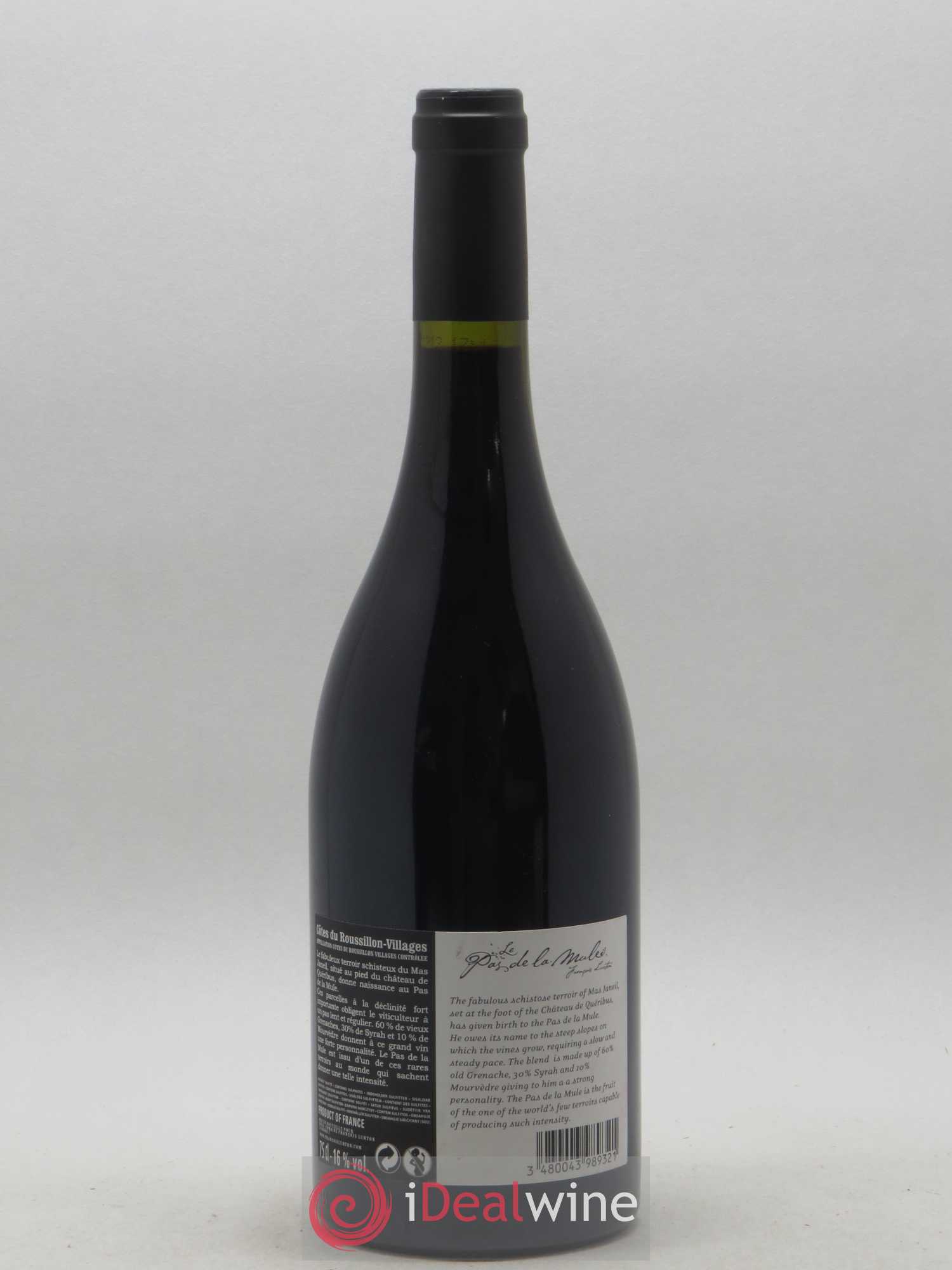 Côtes du Roussillon Villages Le Pas de la Mule Mas Janiel (sans prix de réserve) 2010 - Posten von 1 Flasche - 1