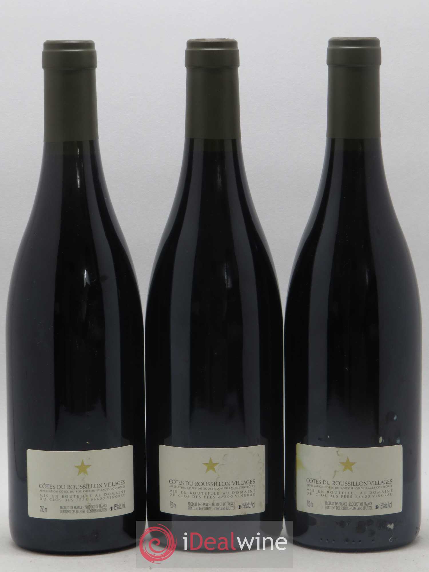Côtes du Roussillon Villages Clos des Fées Hervé Bizeul 2012 - Posten von 3 Flaschen - 1