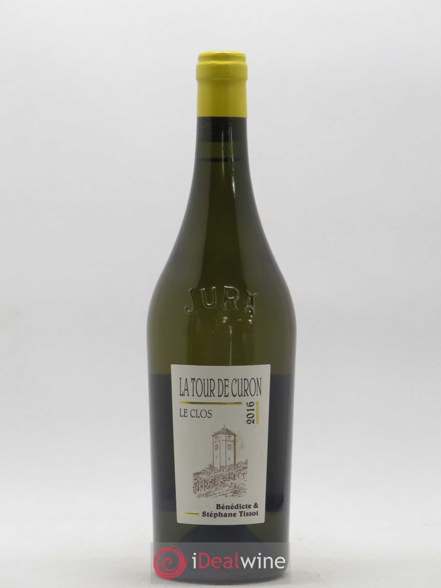 Arbois Chardonnay Le Clos de la Tour de Curon Bénédicte et Stéphane Tissot 2016 - Lot de 1 bouteille - 0