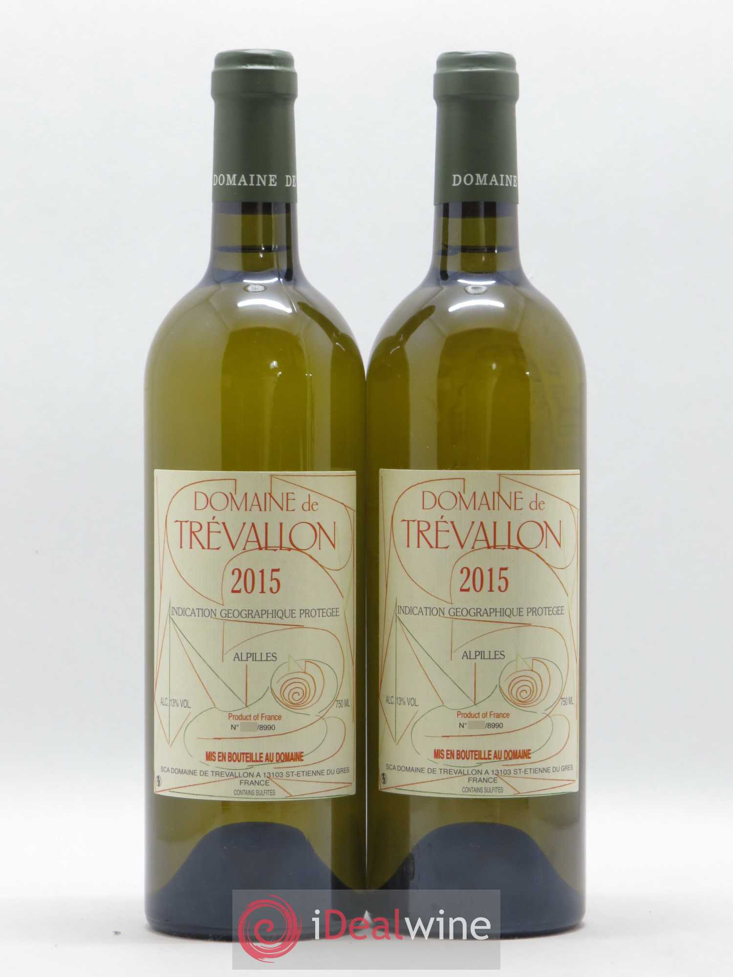 Alpilles Trévallon (Domaine de) Eloi Dürrbach 2015 - Lot de 2 bouteilles - 0