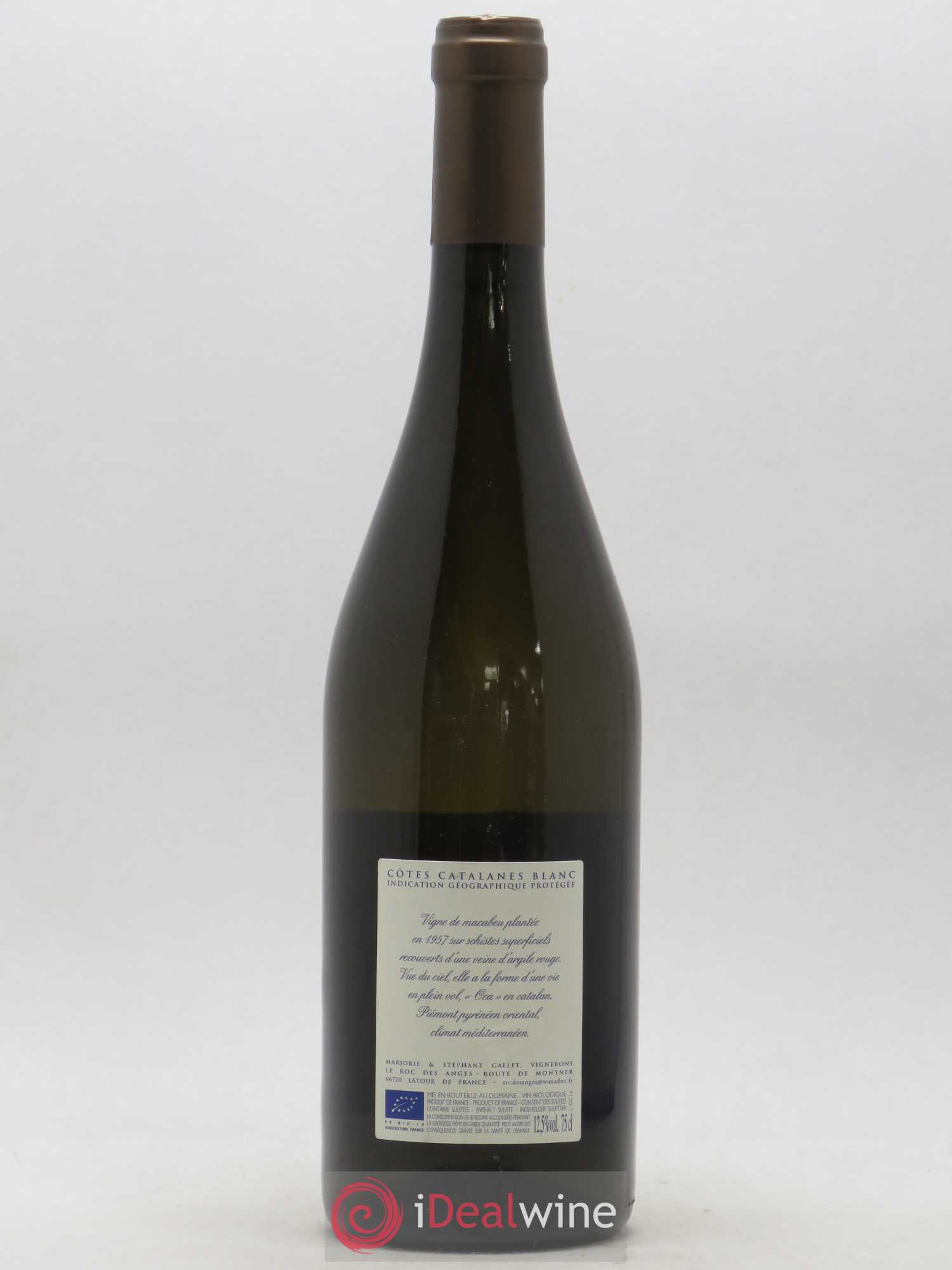 Côtes Catalanes Roc des Anges L'Oca Marjorie et Stéphane Gallet 2016 - Lot de 1 bouteille - 1