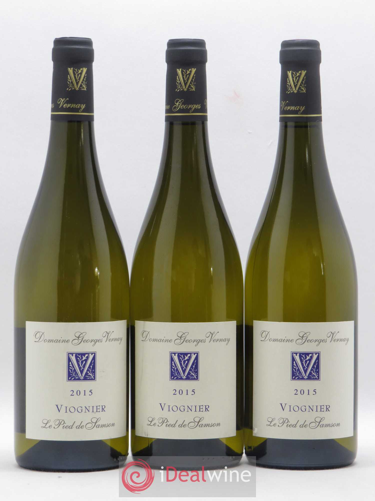 Collines Rhodaniennes Le Pied de Samson Georges Vernay 2015 - Lot de 3 bouteilles - 0