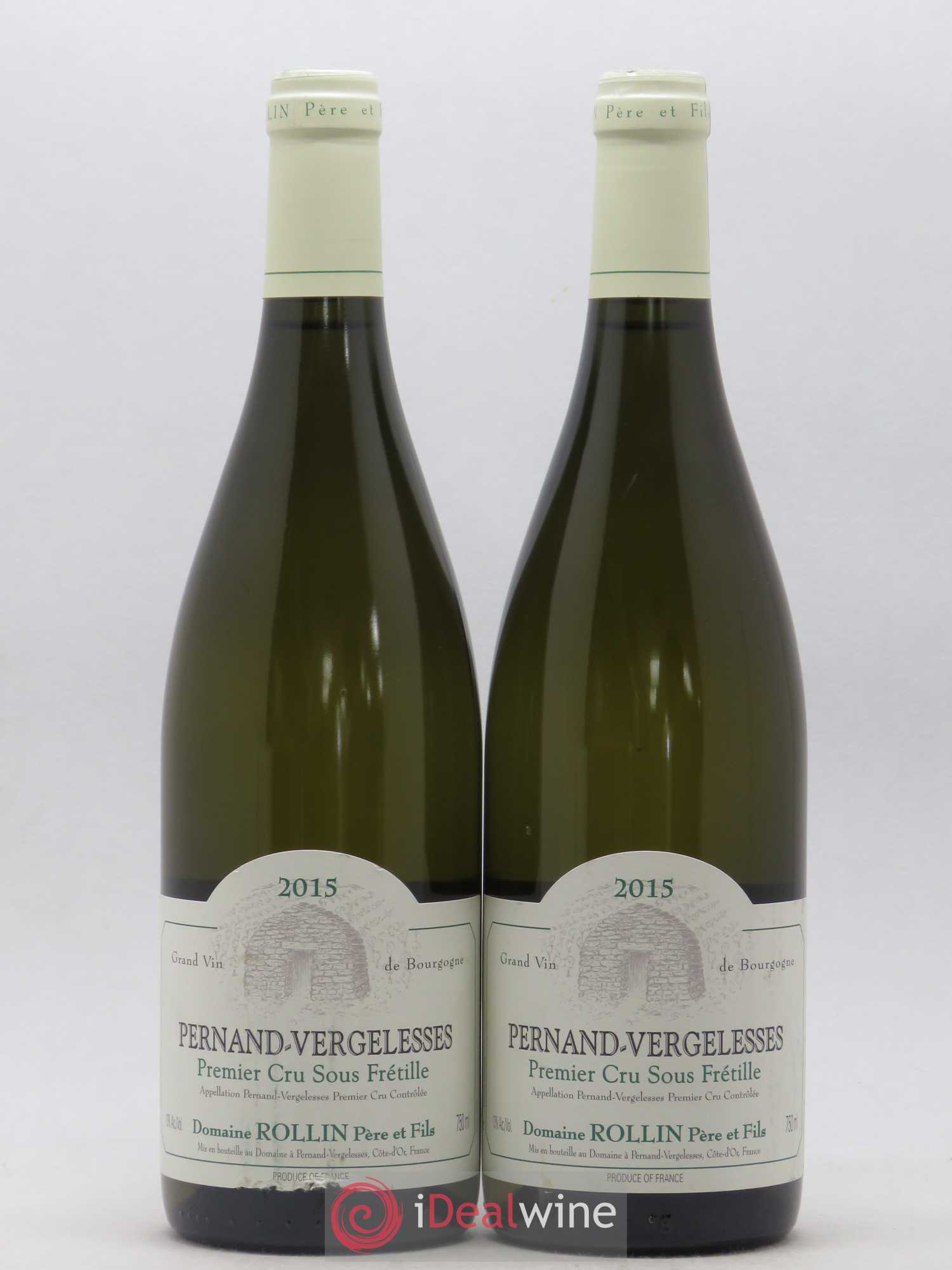 Pernand-Vergelesses 1er Cru Sous Frétille Domaine Rollin 2015 - Posten von 2 Flaschen - 0