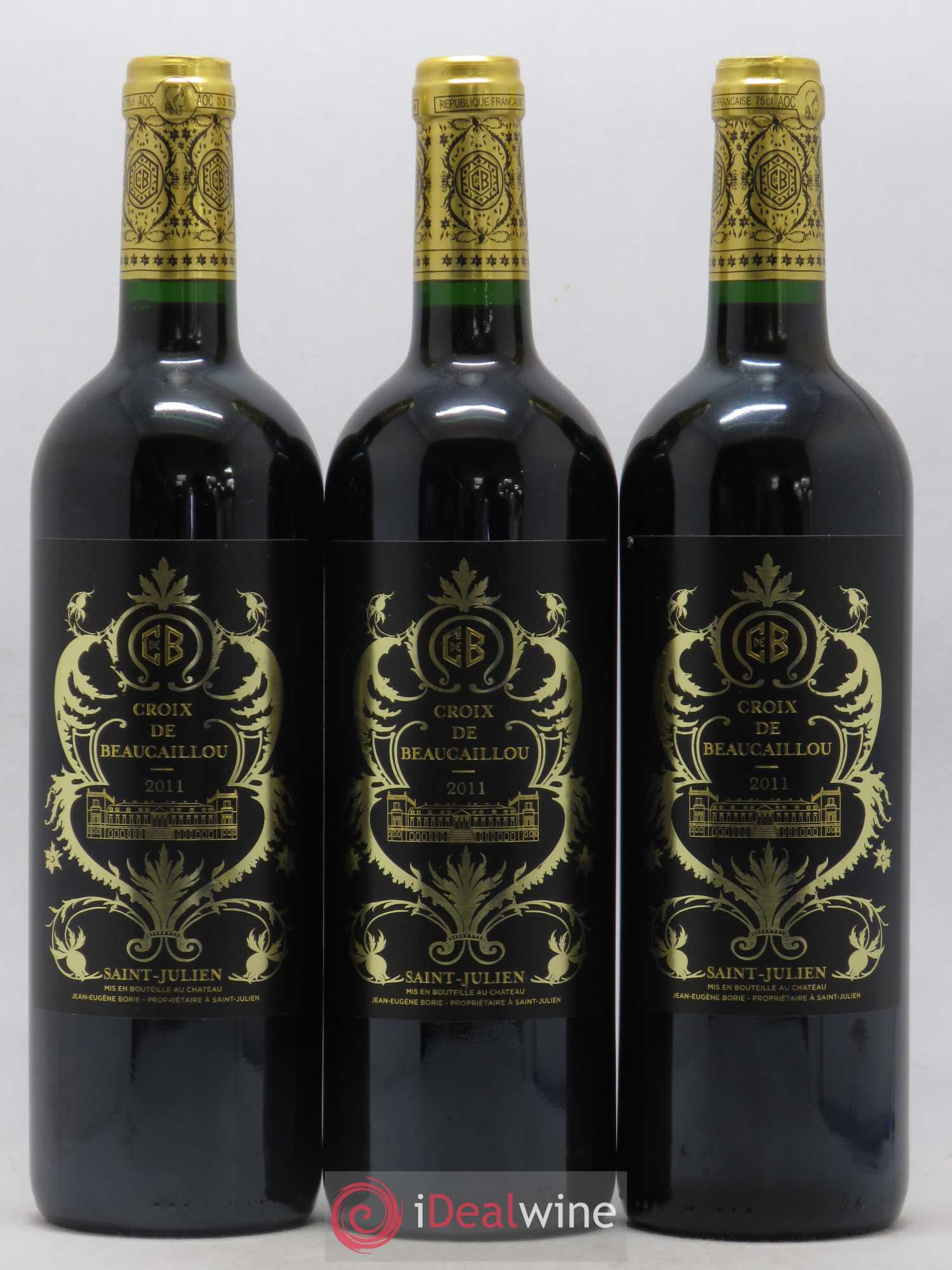 La Croix de Beaucaillou Second Vin 2011 - Lot de 3 bouteilles - 0