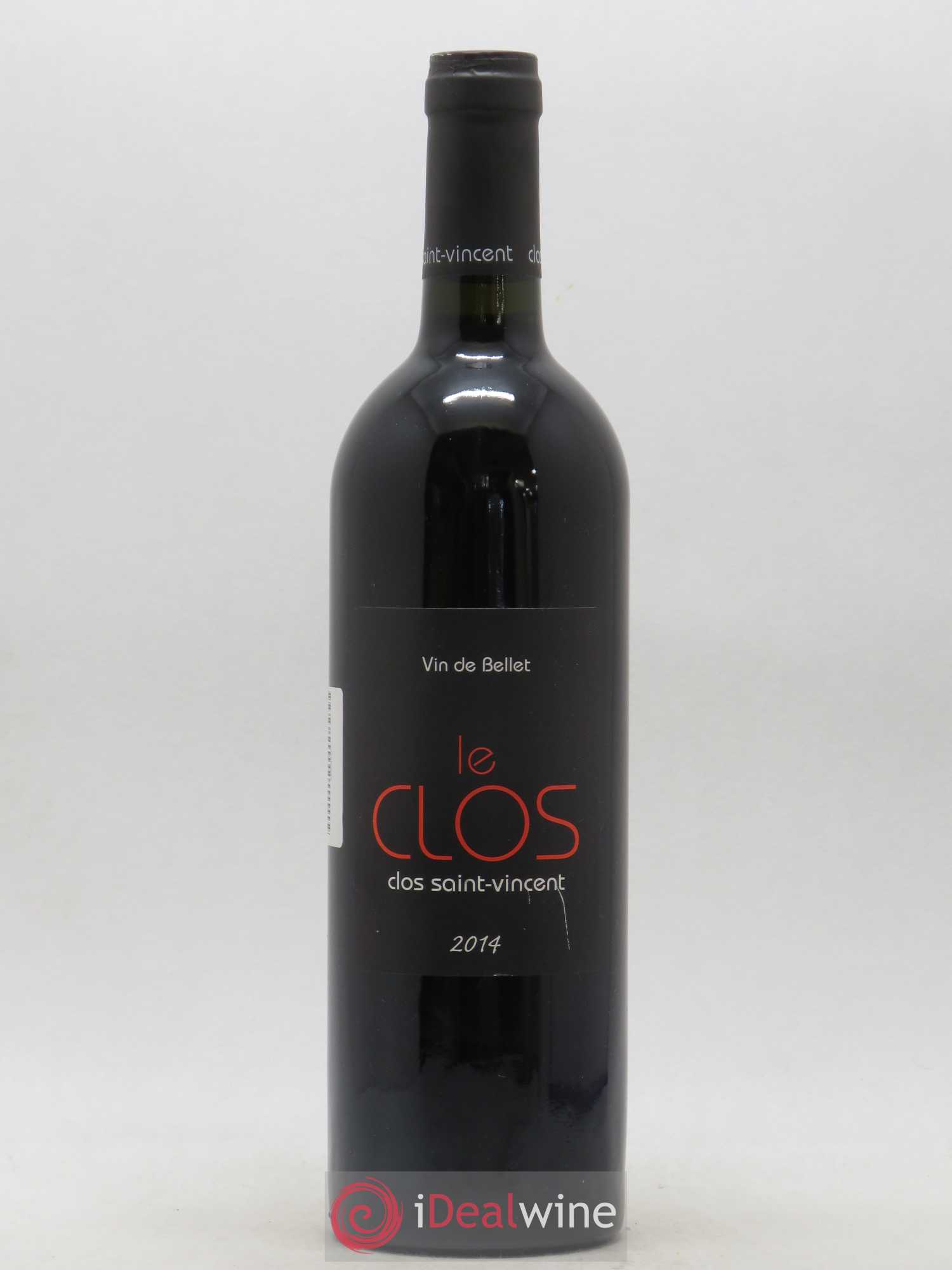 Bellet Clos Saint-Vincent Le Clos Famille Sicardi-Sergi 2014 - Lot de 1 bouteille - 0