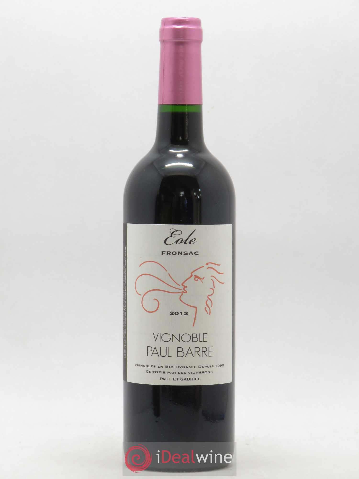 Fronsac Eole Vignoble Paul Barre (sans prix de réserve) 2012 - Posten von 1 Flasche - 0