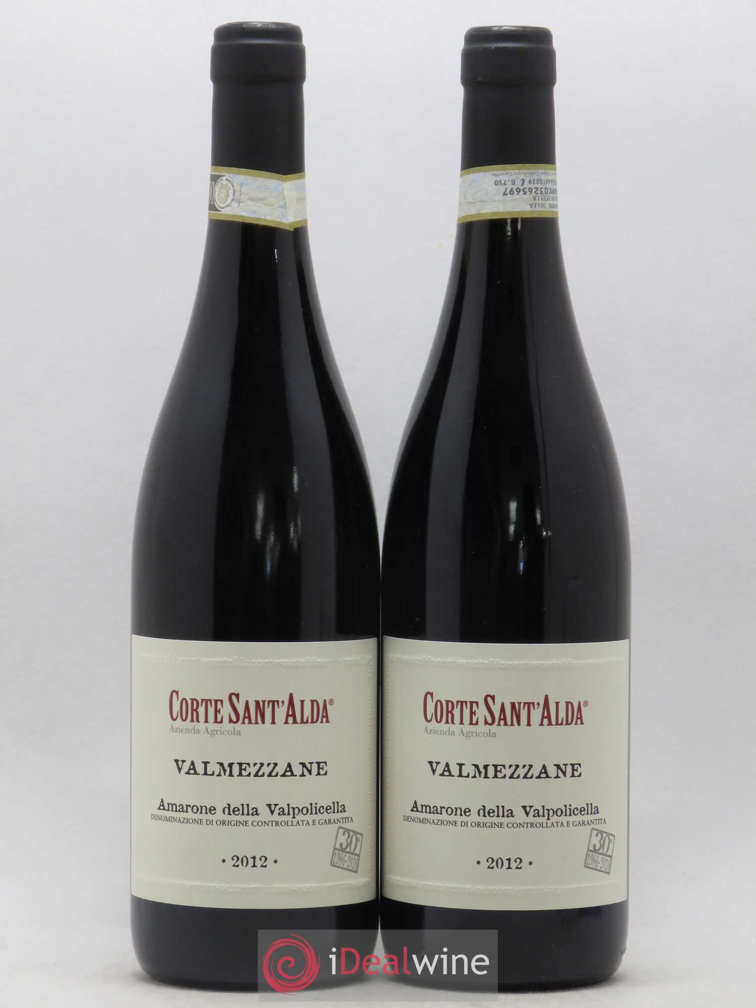 Amarone della Valpolicella DOC Valmezzane Corte Sant'Alda 2012 - Posten von 2 Flaschen - 0