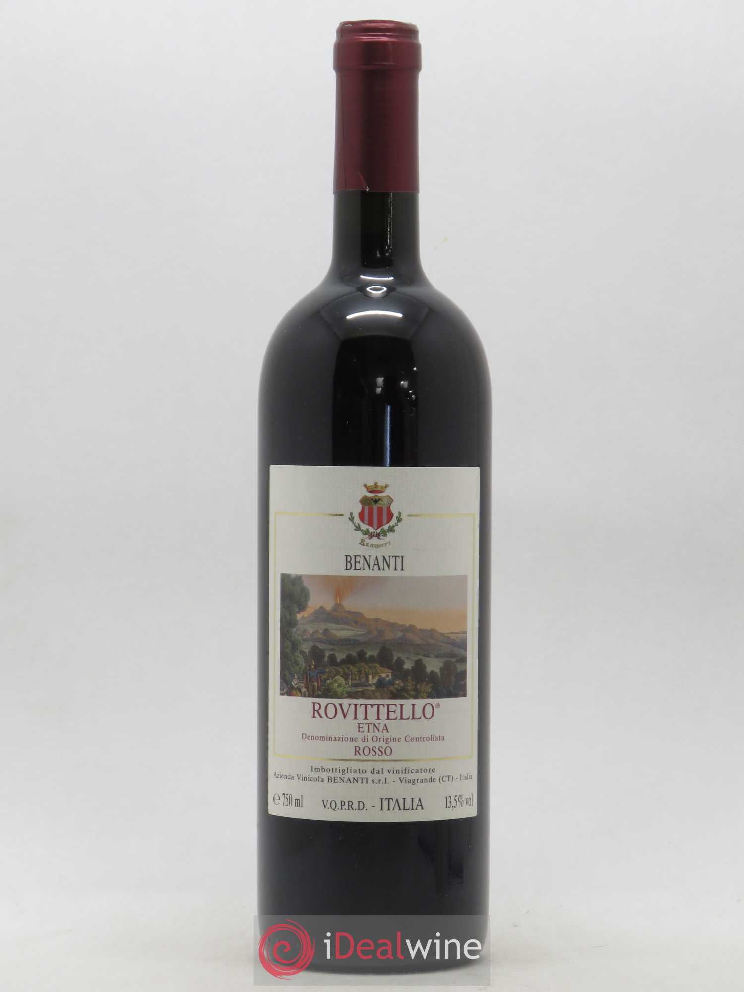 Italie Etna Rosso DOC Rovittello Benanti 2007 - Lot de 1 bouteille - 0