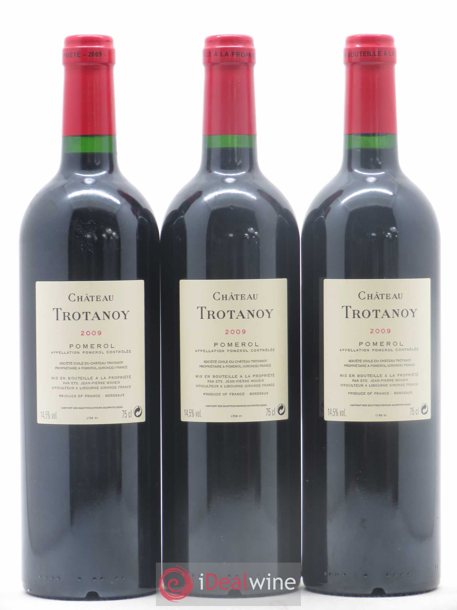 Château Trotanoy 2009 - Lot de 3 bouteilles - 1