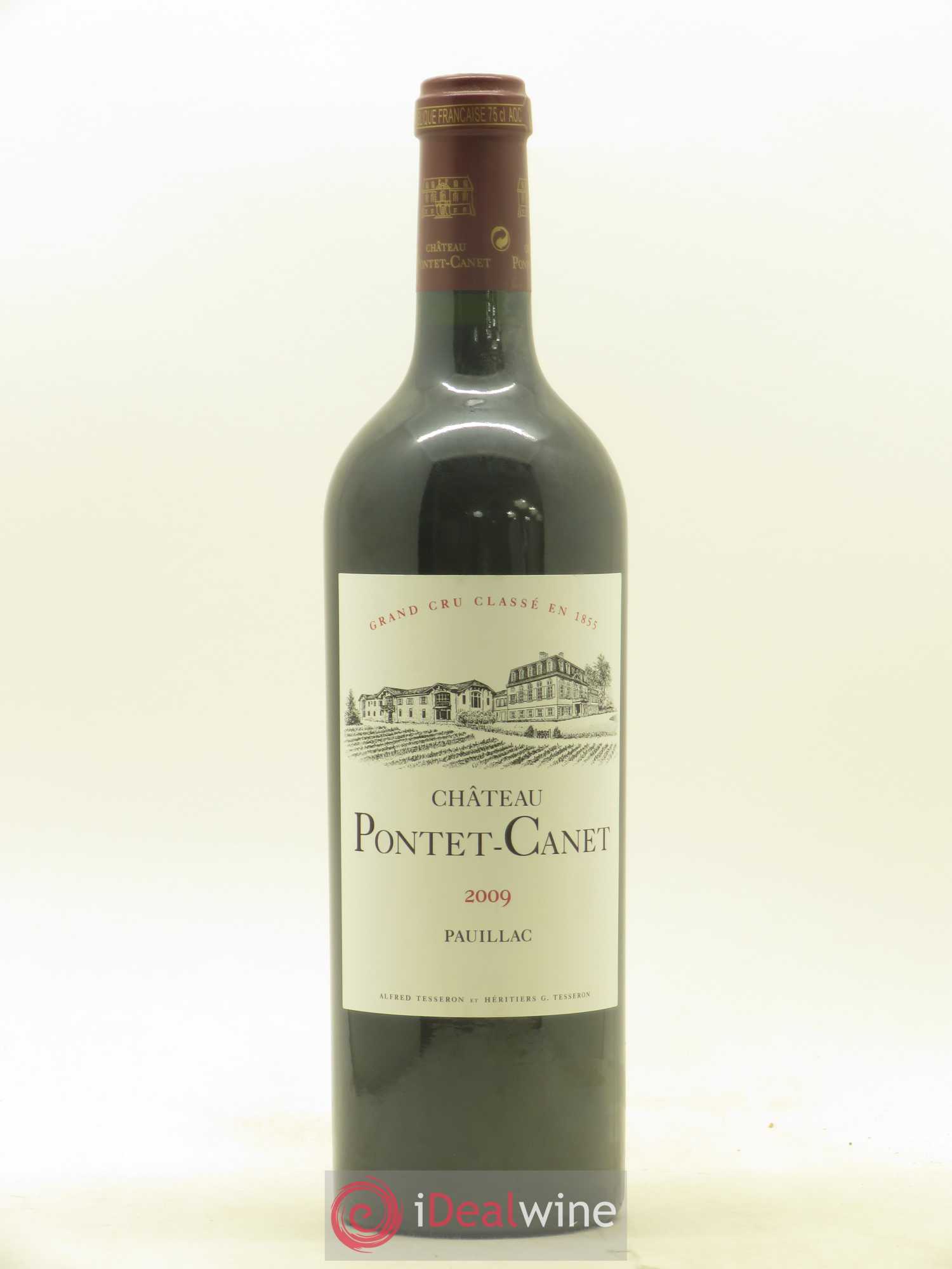 Château Pontet Canet 5ème Grand Cru Classé 2009 - Lot de 1 bouteille - 0