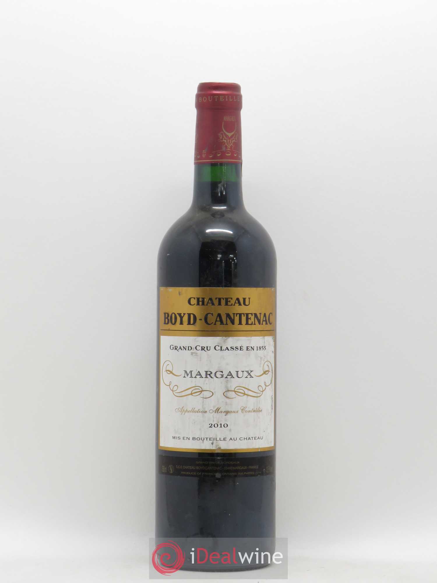 Château Boyd Cantenac 3ème Grand Cru Classé 2010 - Lot de 1 bouteille - 0