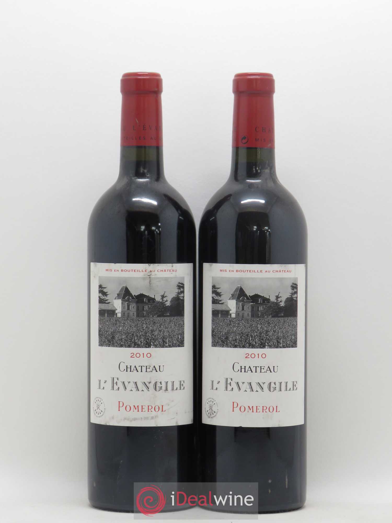 Château l' Évangile 2010 - Lot de 2 bouteilles - 0