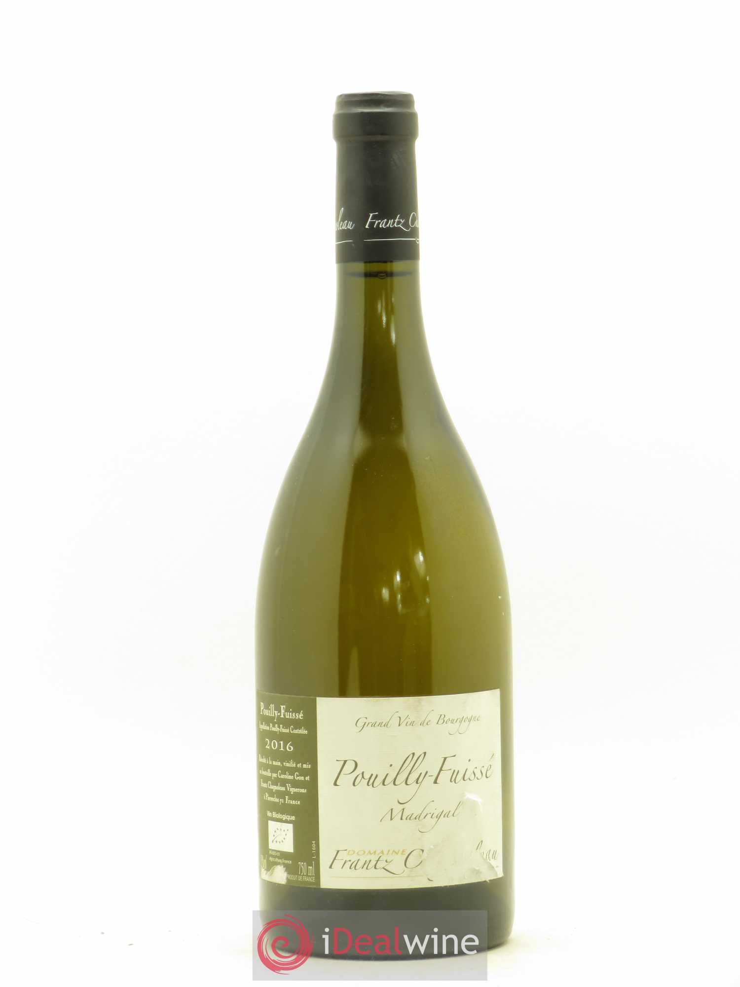 Pouilly-Fuissé Madrigal Frantz Chagnoleau (Domaine) 2016 - Lot de 1 bouteille - 0