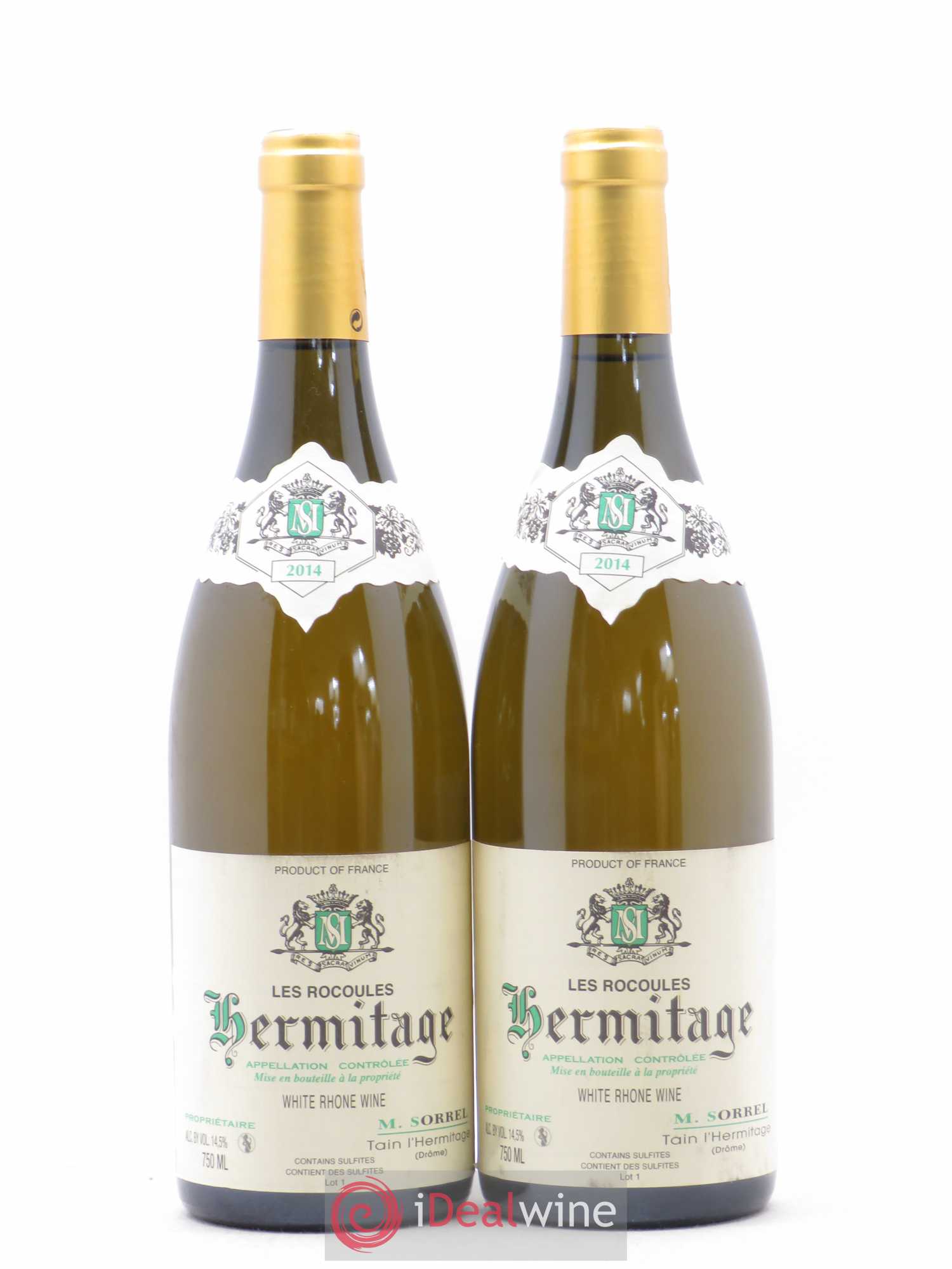 Hermitage Les Rocoules Marc Sorrel 2014 - Lot de 2 bouteilles - 0
