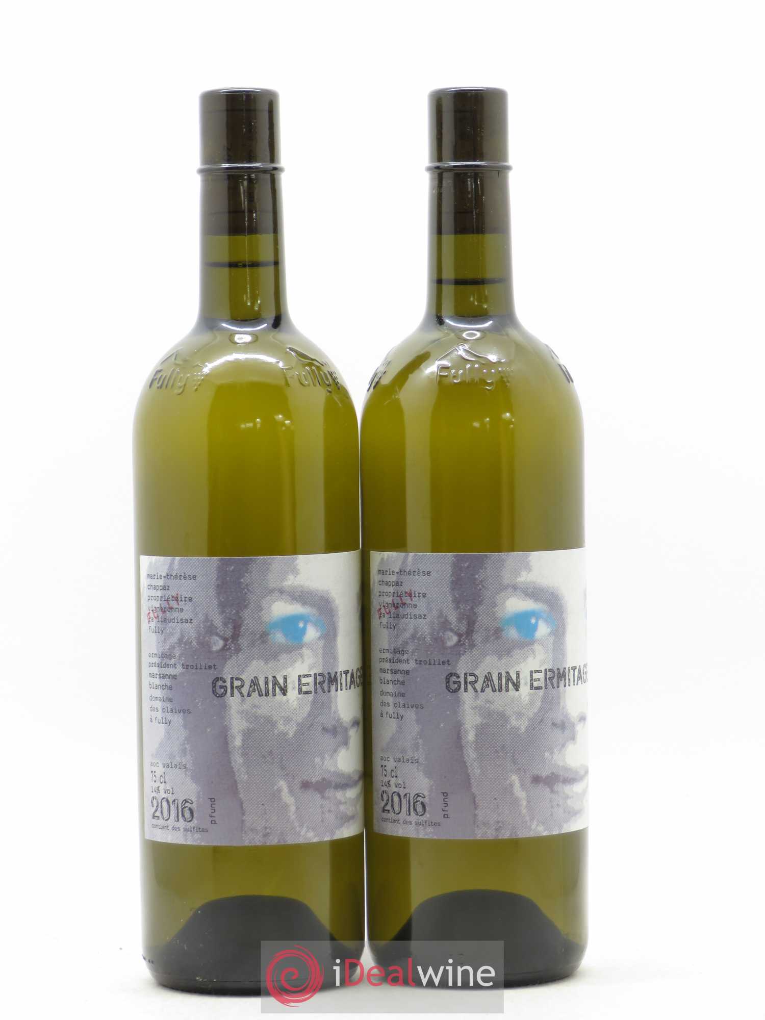 Valais Grain Ermitage Marie-Thérèse Chappaz 2016 - Posten von 2 Flaschen - 0