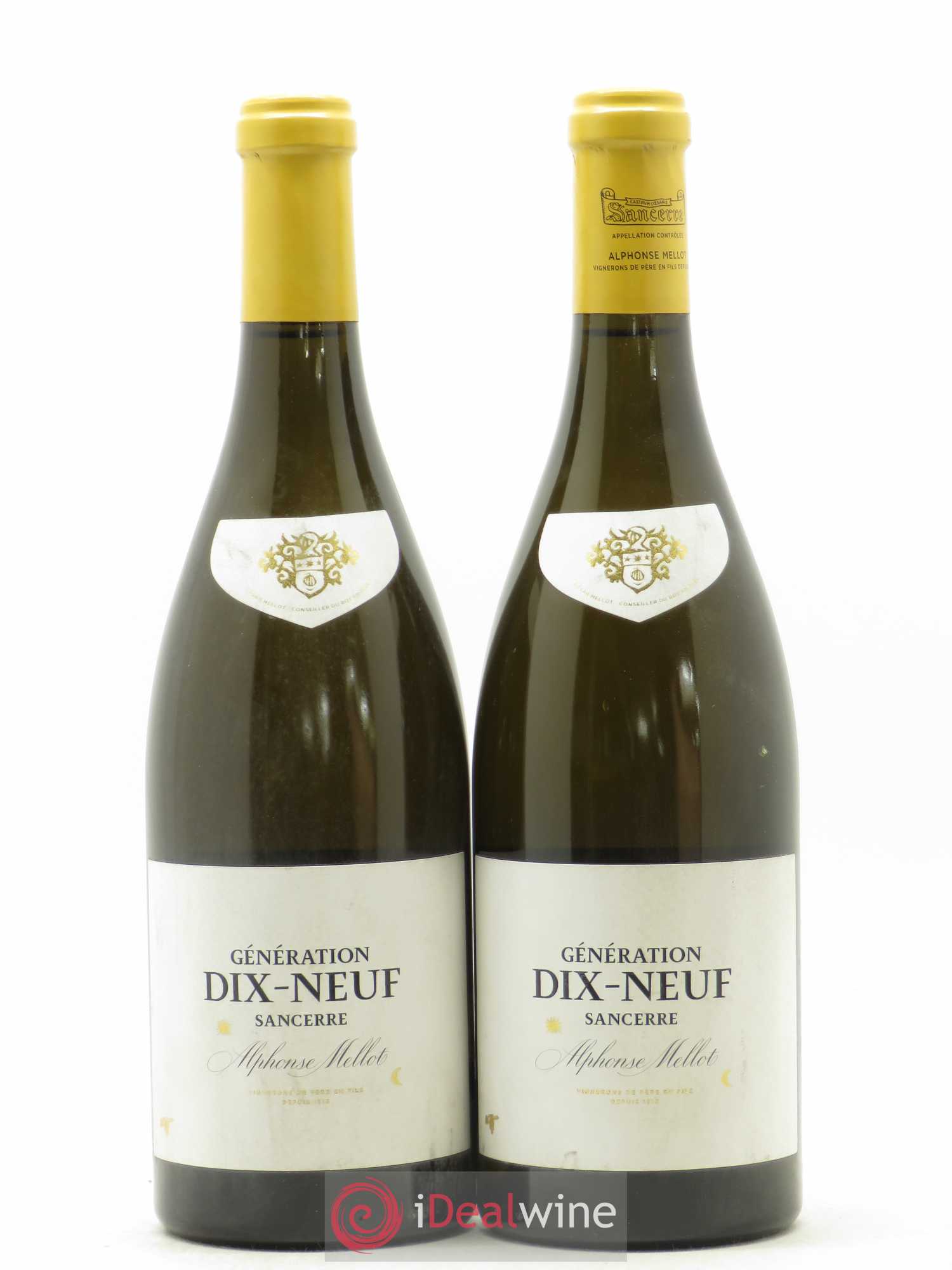 Sancerre Génération XIX Alphonse Mellot (sans prix de réserve) 2014 - Lot de 2 bouteilles - 0