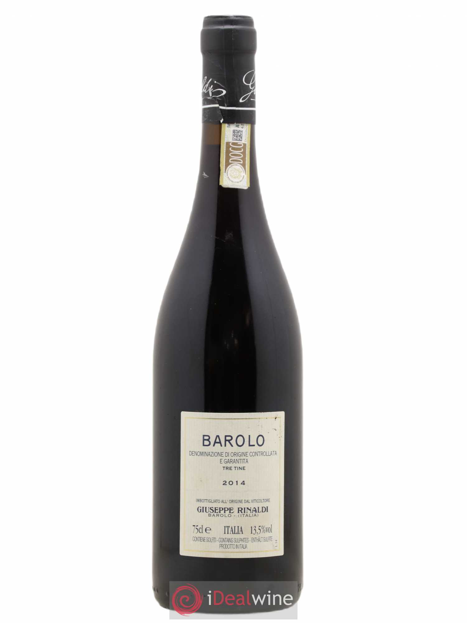 Barolo DOCG Tre Tine Giuseppe Rinaldi 2014 - Posten von 1 Flasche - 1