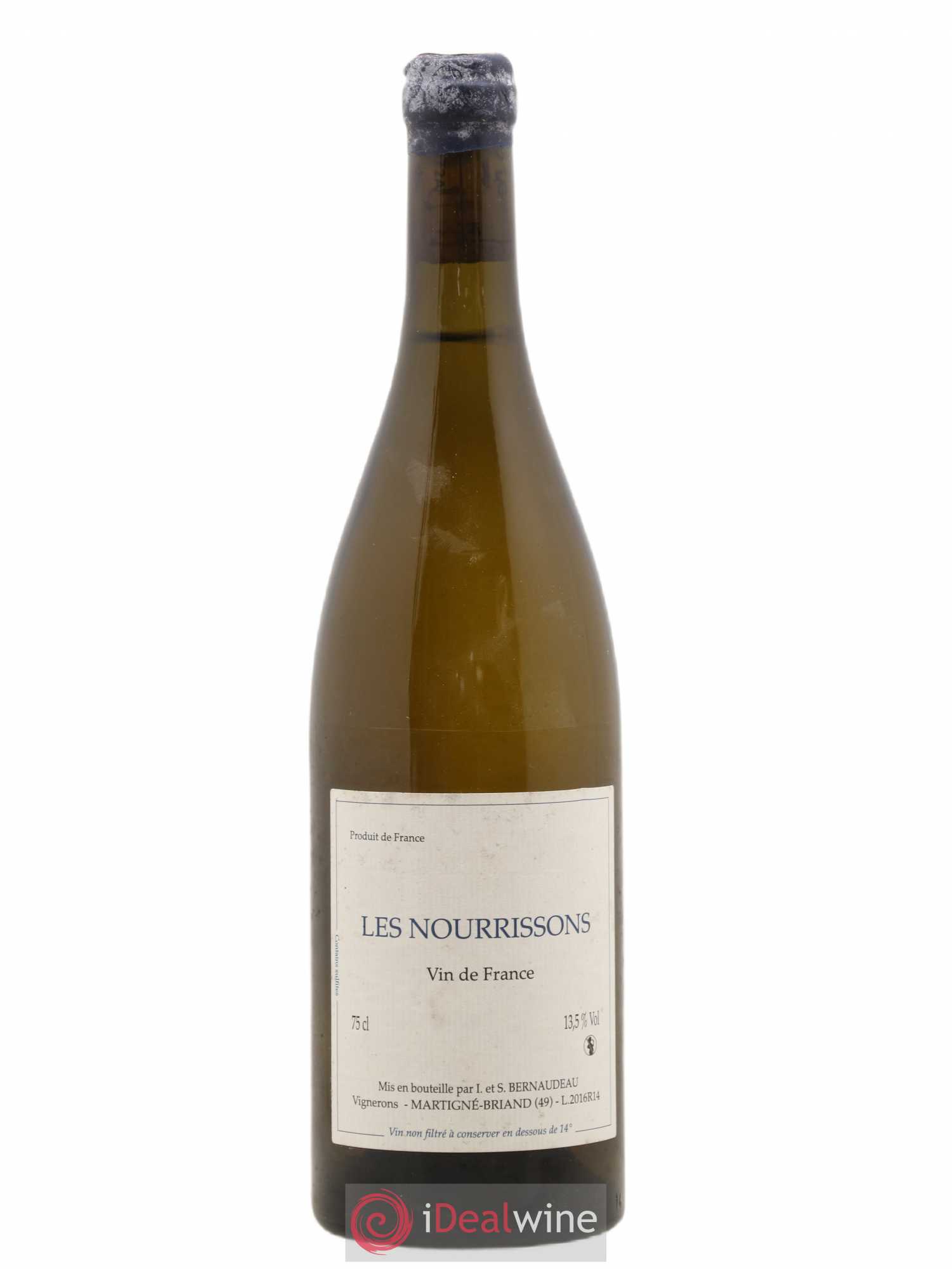 Vin de France Les Nourrissons Stéphane Bernaudeau 2016 - Lot de 1 bouteille - 0