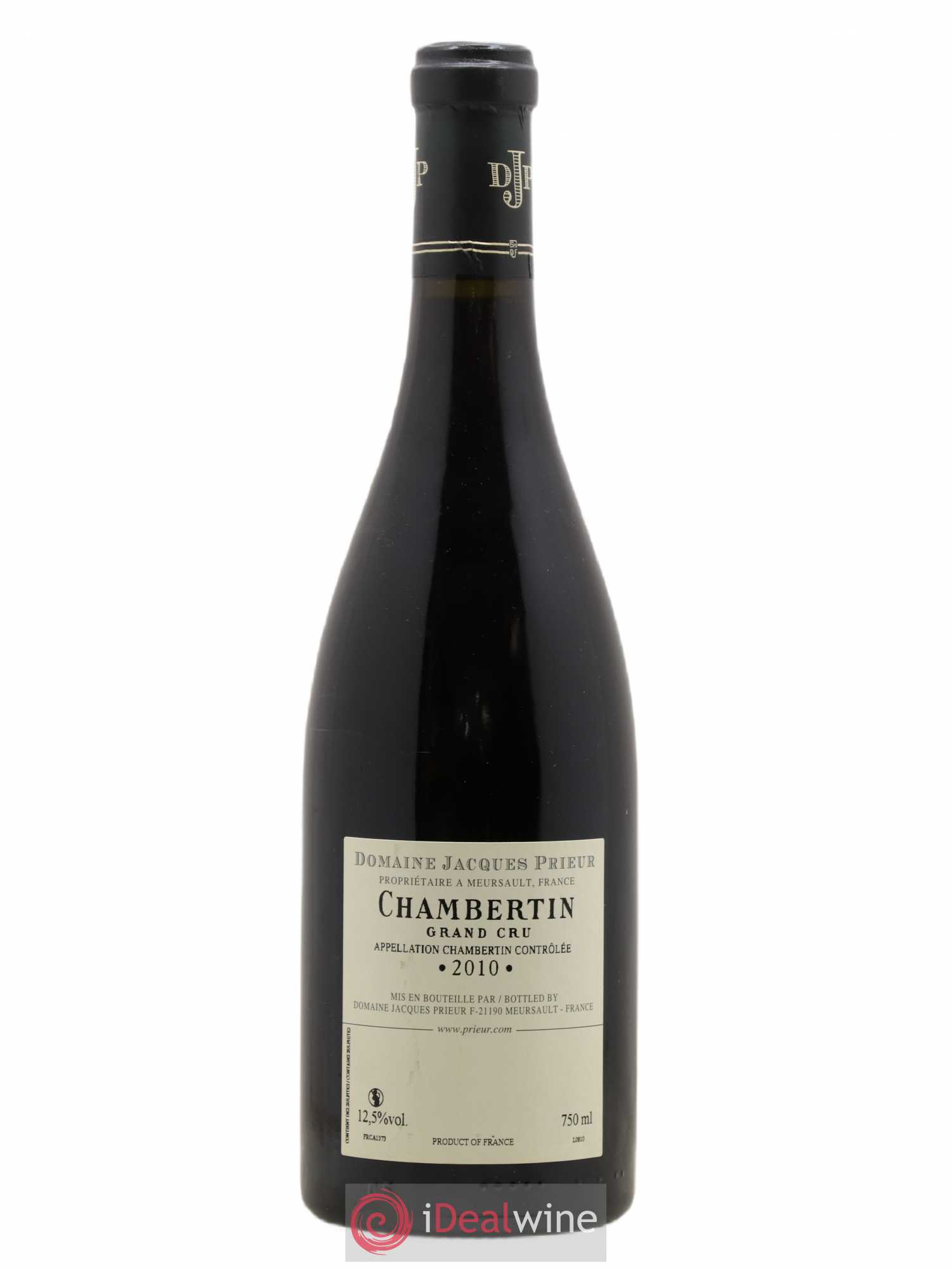 Chambertin Grand Cru Jacques Prieur (Domaine) 2010 - Lot de 1 bouteille - 1