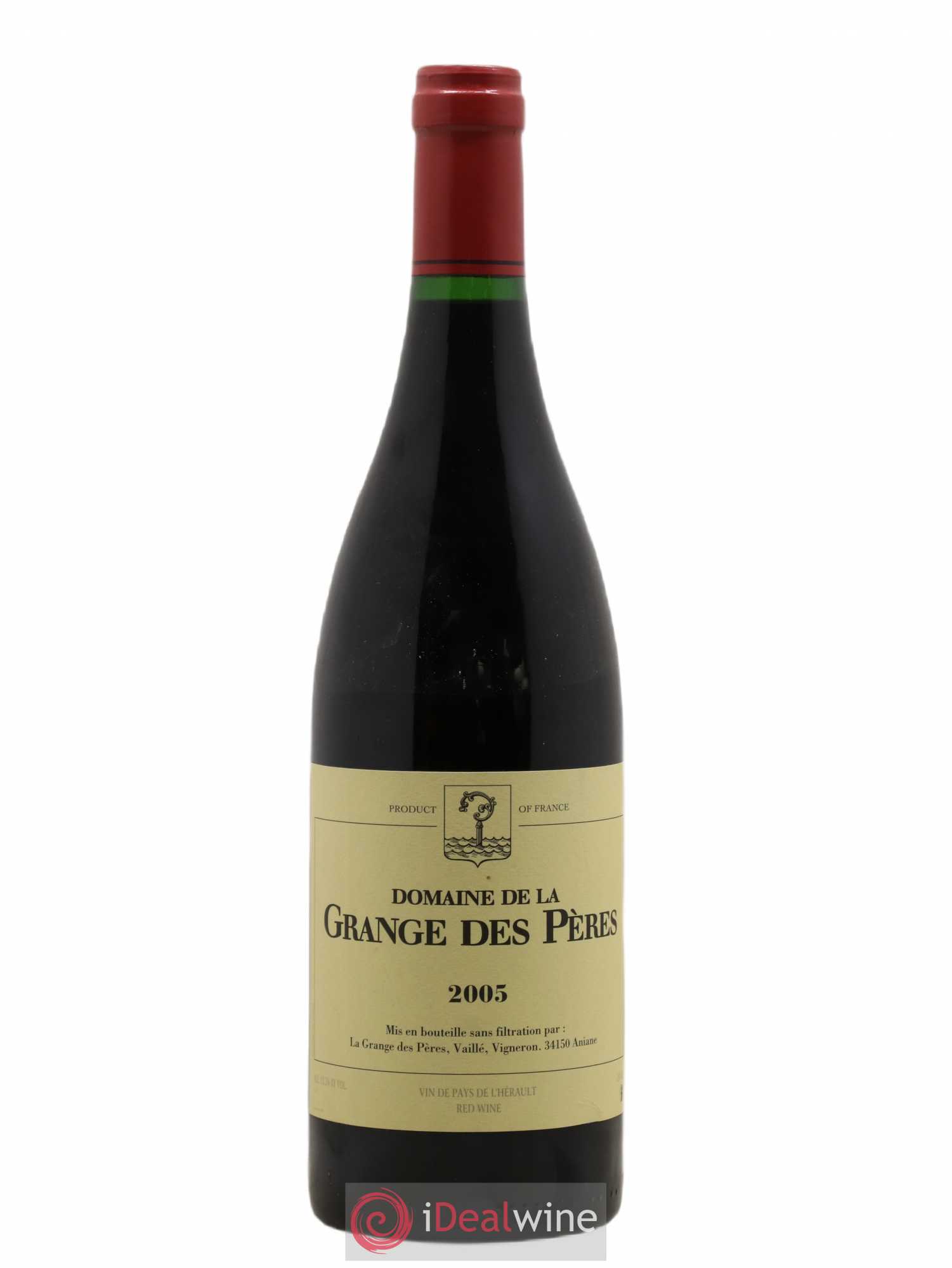 Pays d'Hérault Grange des Pères Laurent Vaillé 2005 - Lot de 1 bouteille - 0